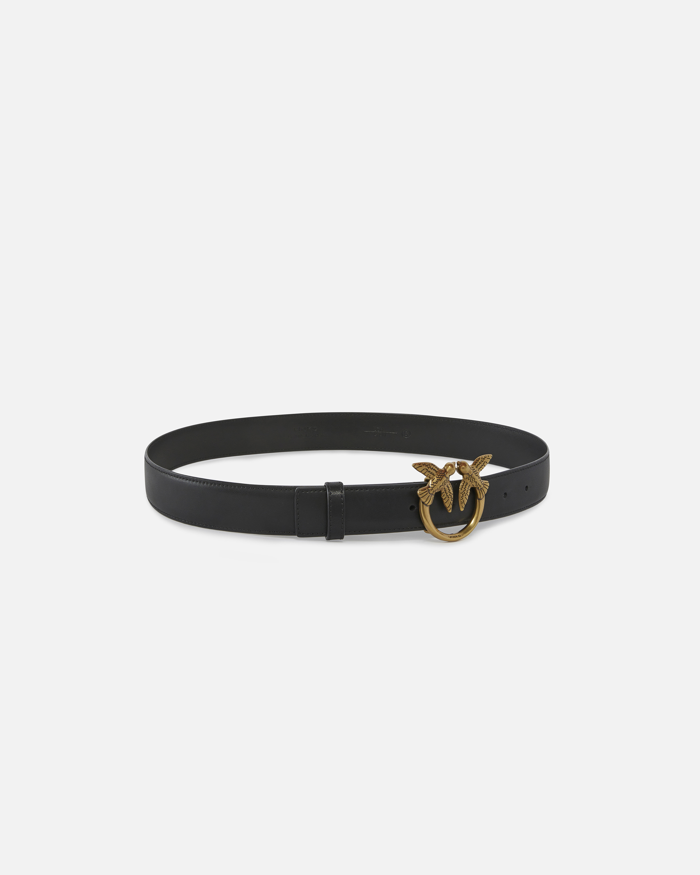 【安心発送】 belt leather Birds Love 3cm Online Shop → PINKO スカート