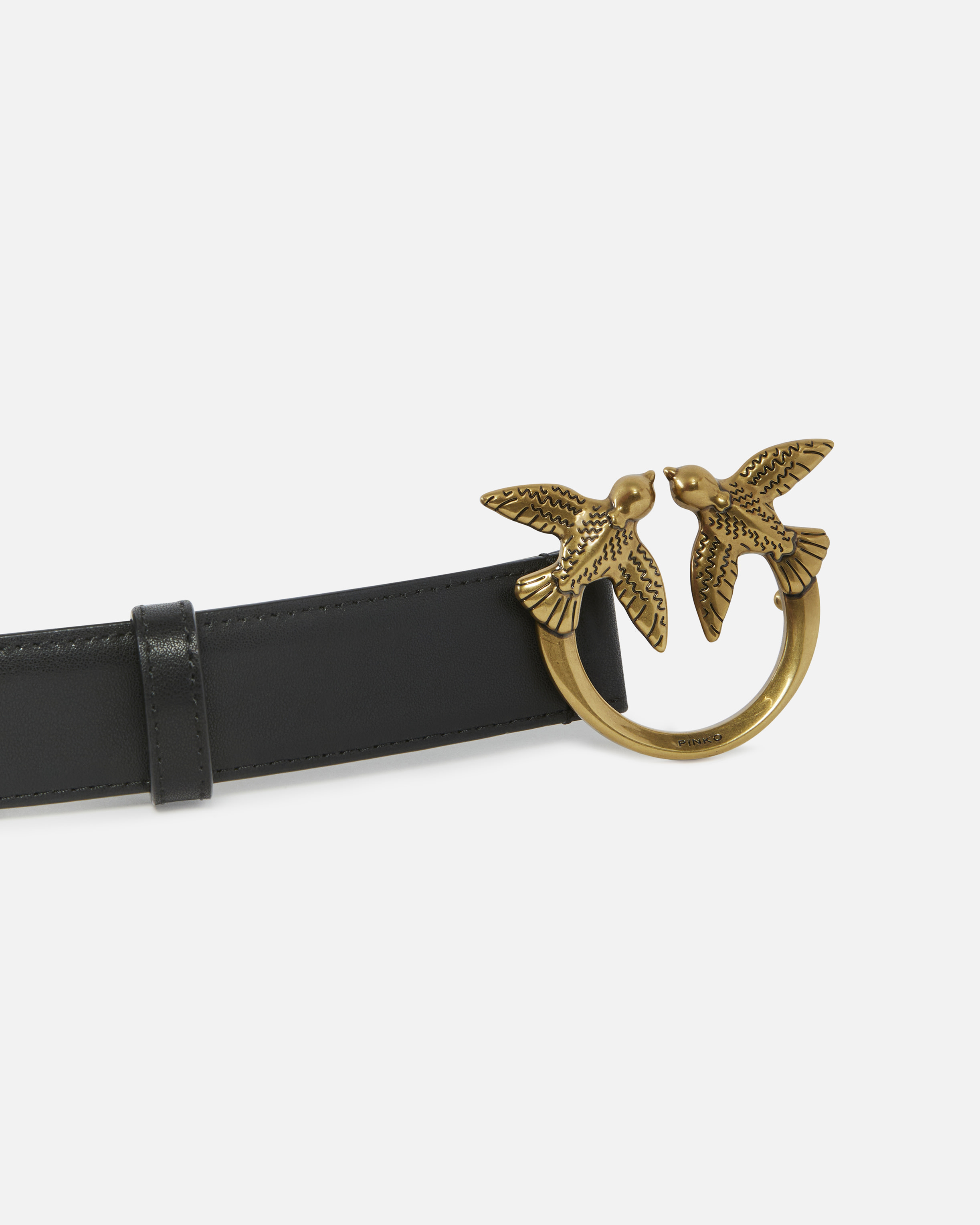 Gürtel Love Birds aus Leder 3cm 4