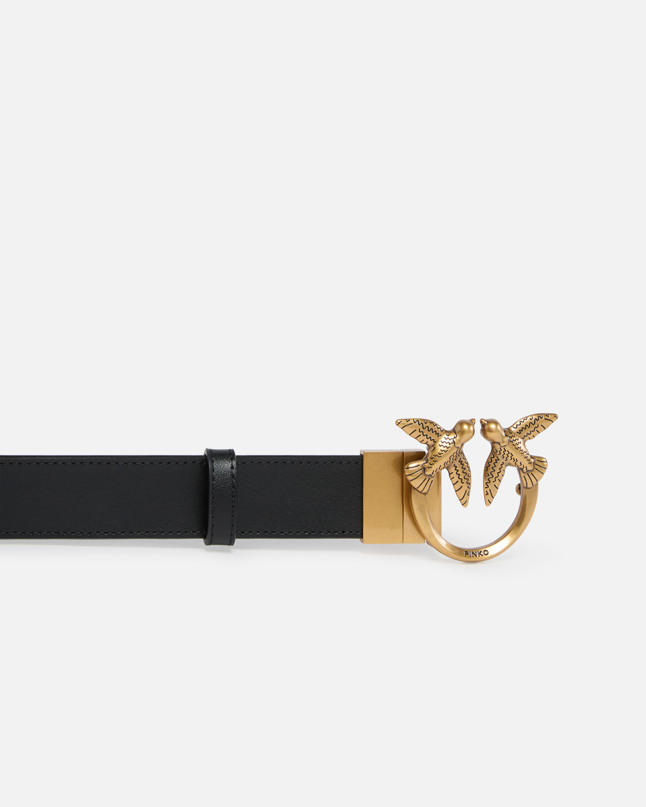 適当な価格 Double-face Shop → PINKO cm 3 buckle, Birds Love with belt ドッグフード
