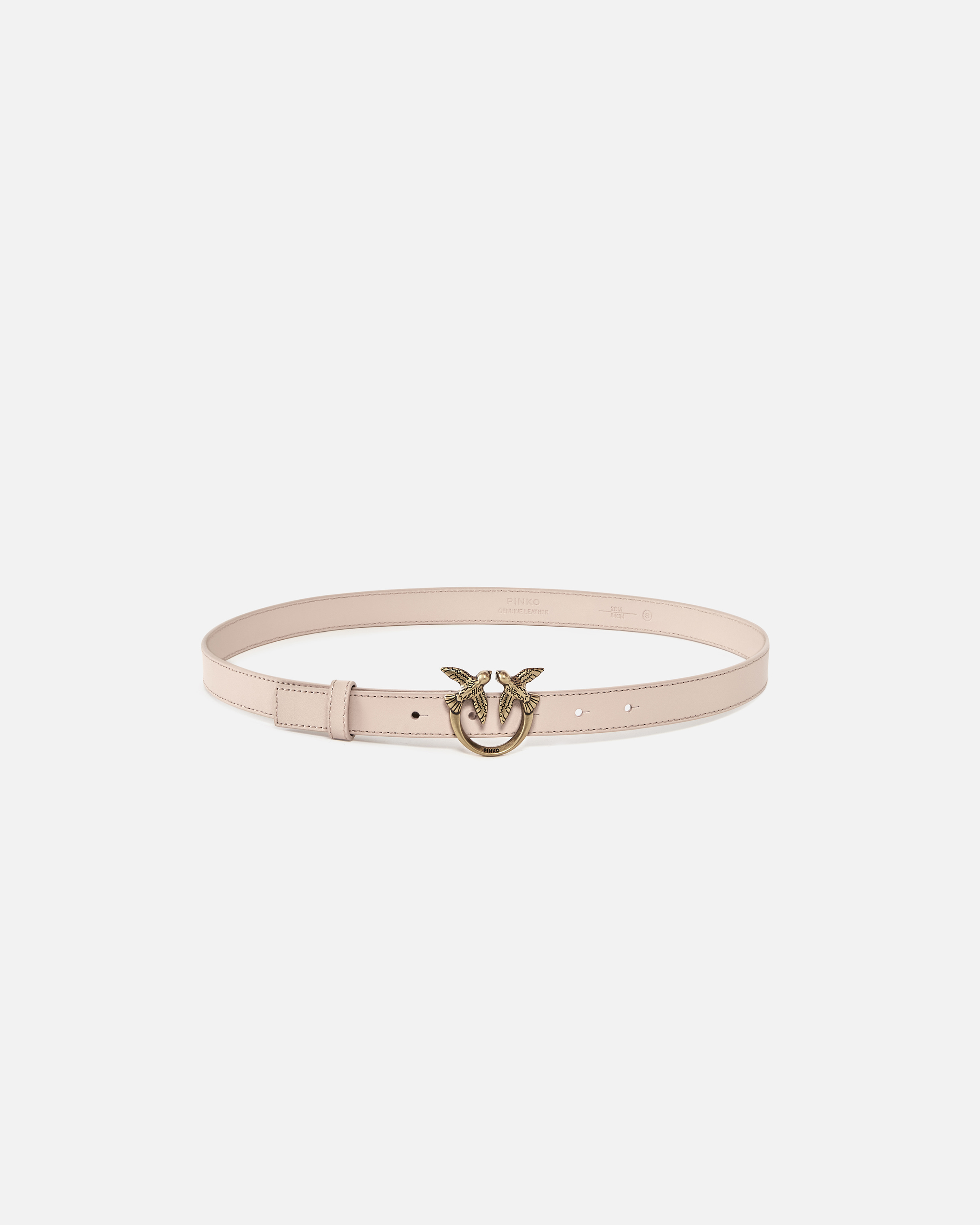 ベルト PINKO Woman Belt Blush Pink 100143A0F1 O81Q Love Birds thin leather belt 2cm PINKO → Shop Online