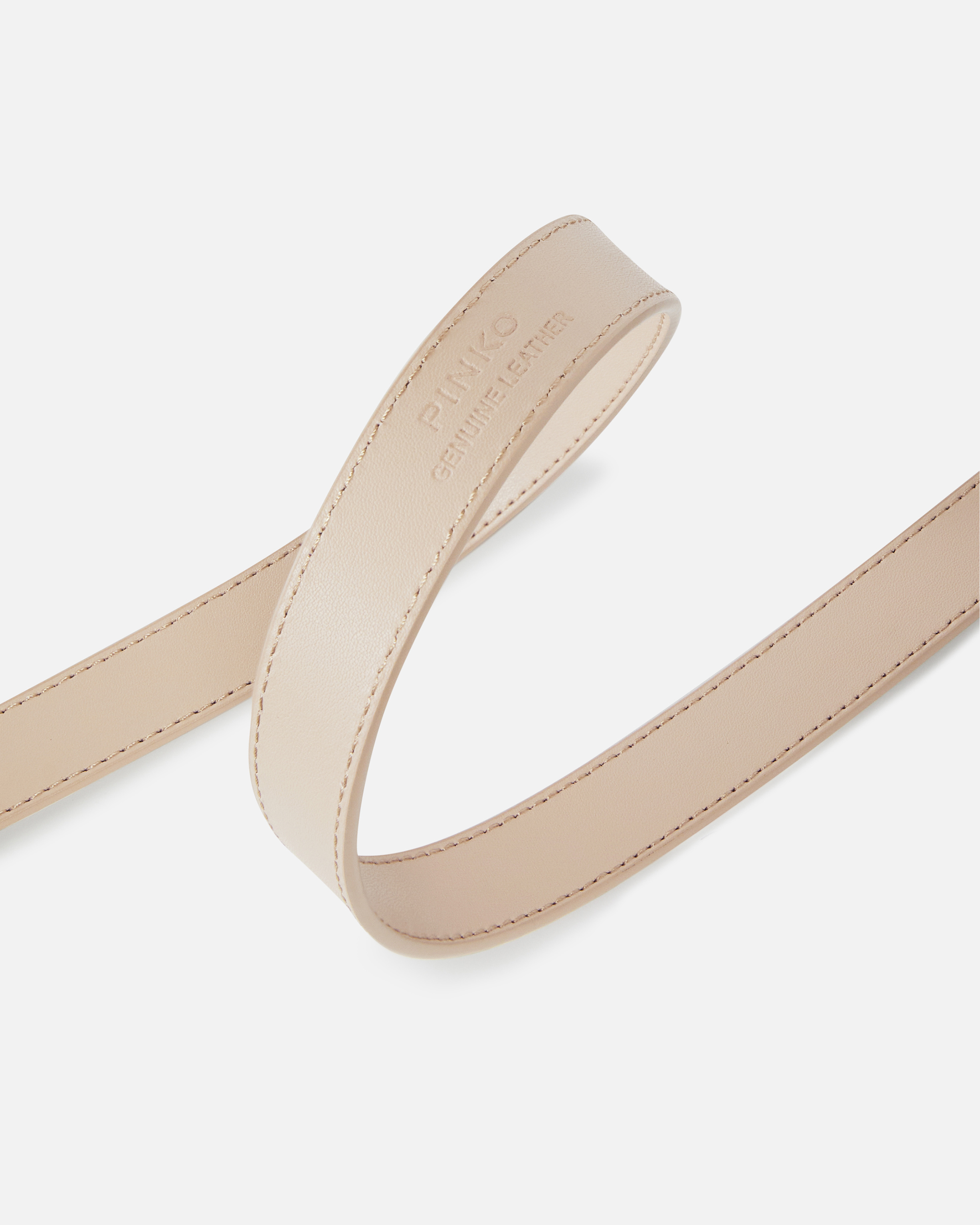 Love Birds thin leather belt 2cm PINKO → Shop Online Love Birds thin leather belt 2cm PINKO → Shop Online