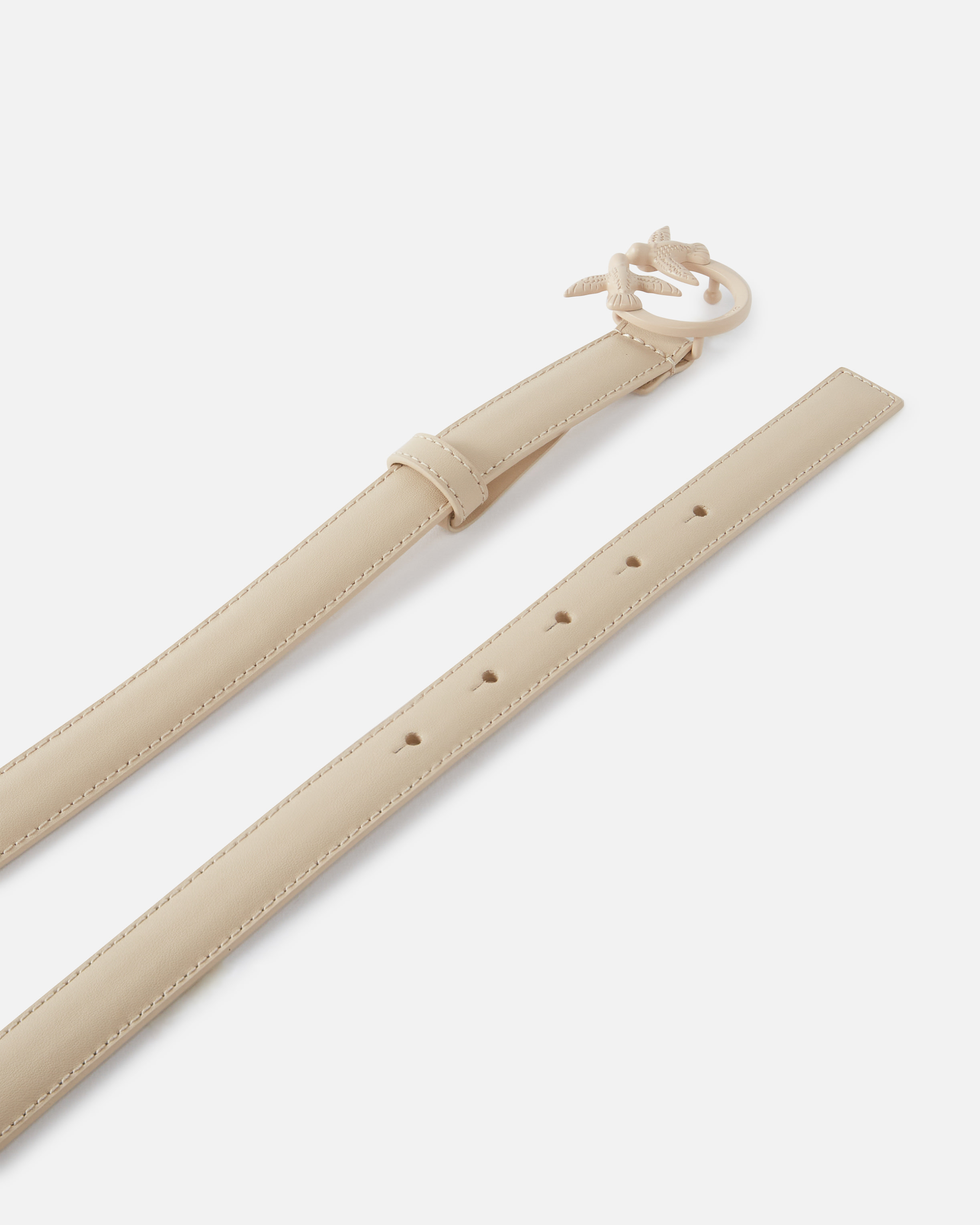 Тонкий ремень Love Birds из кожи с цветовыми блоками 2см 2