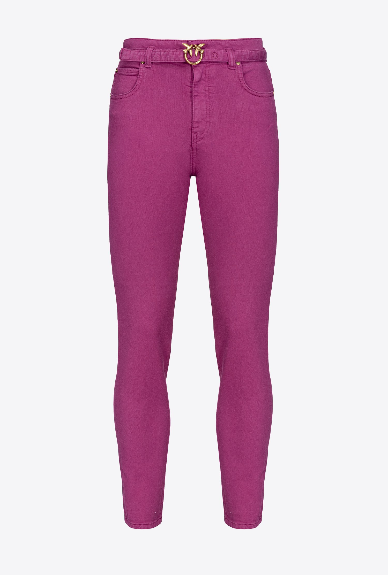 PINKO PANTALON SKINNY EN BULL STRETCH COLORÉ