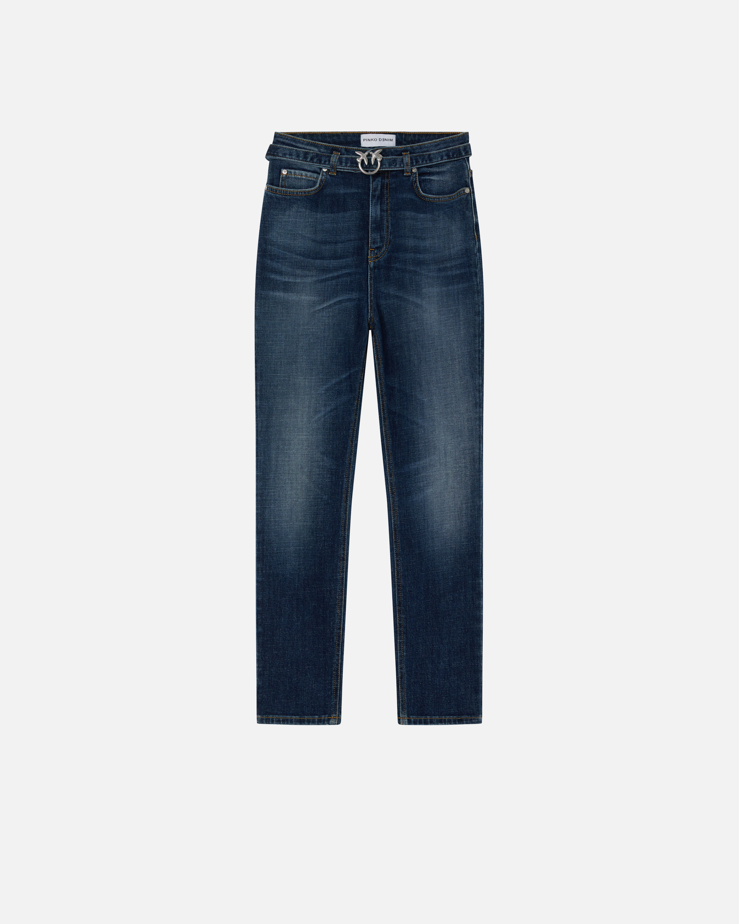 Pinko Jeans in Skinny Fit aus dunkelblauem Denim