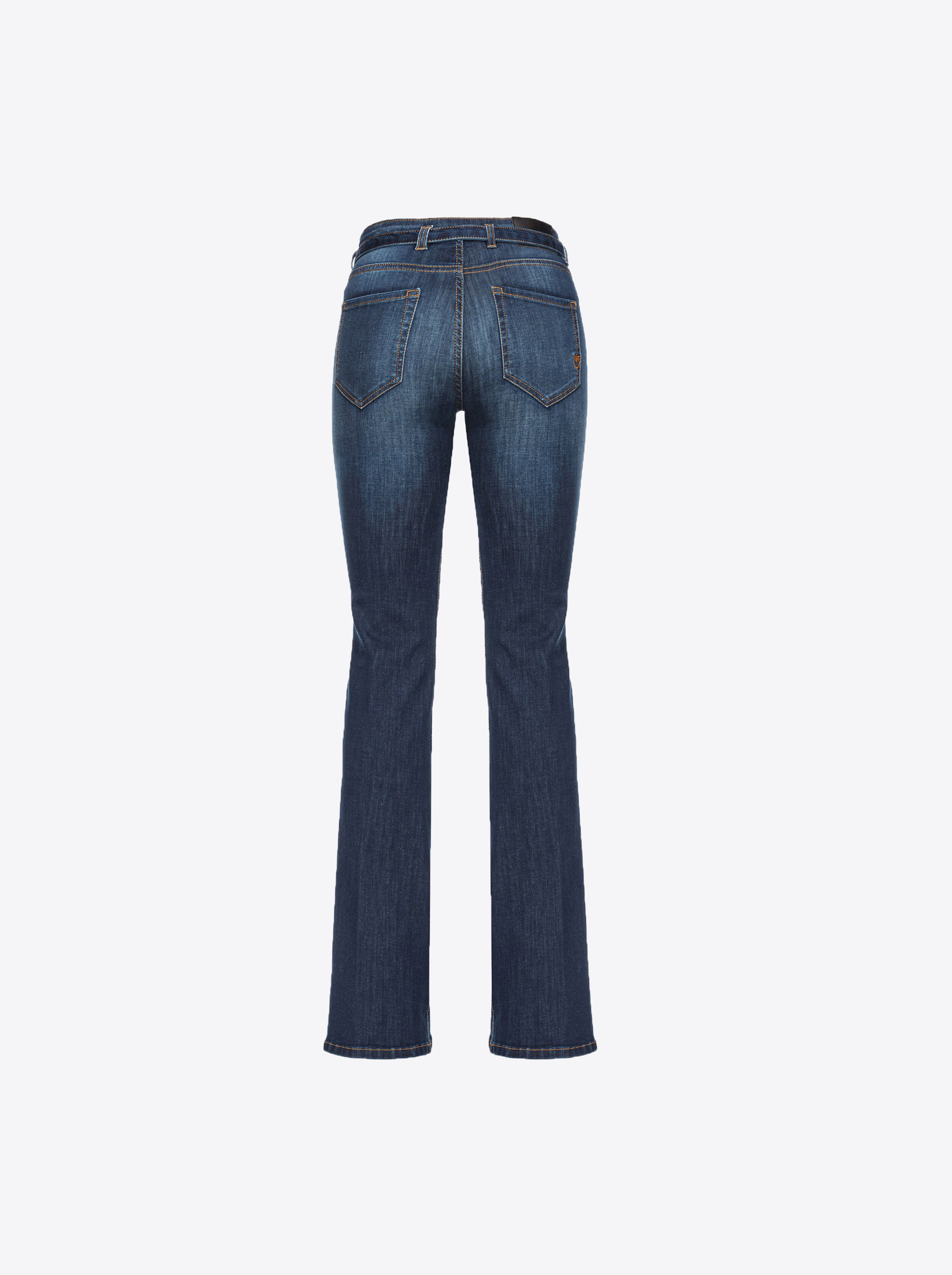 Flared baby blue denim jeans PINKO → Shop Online