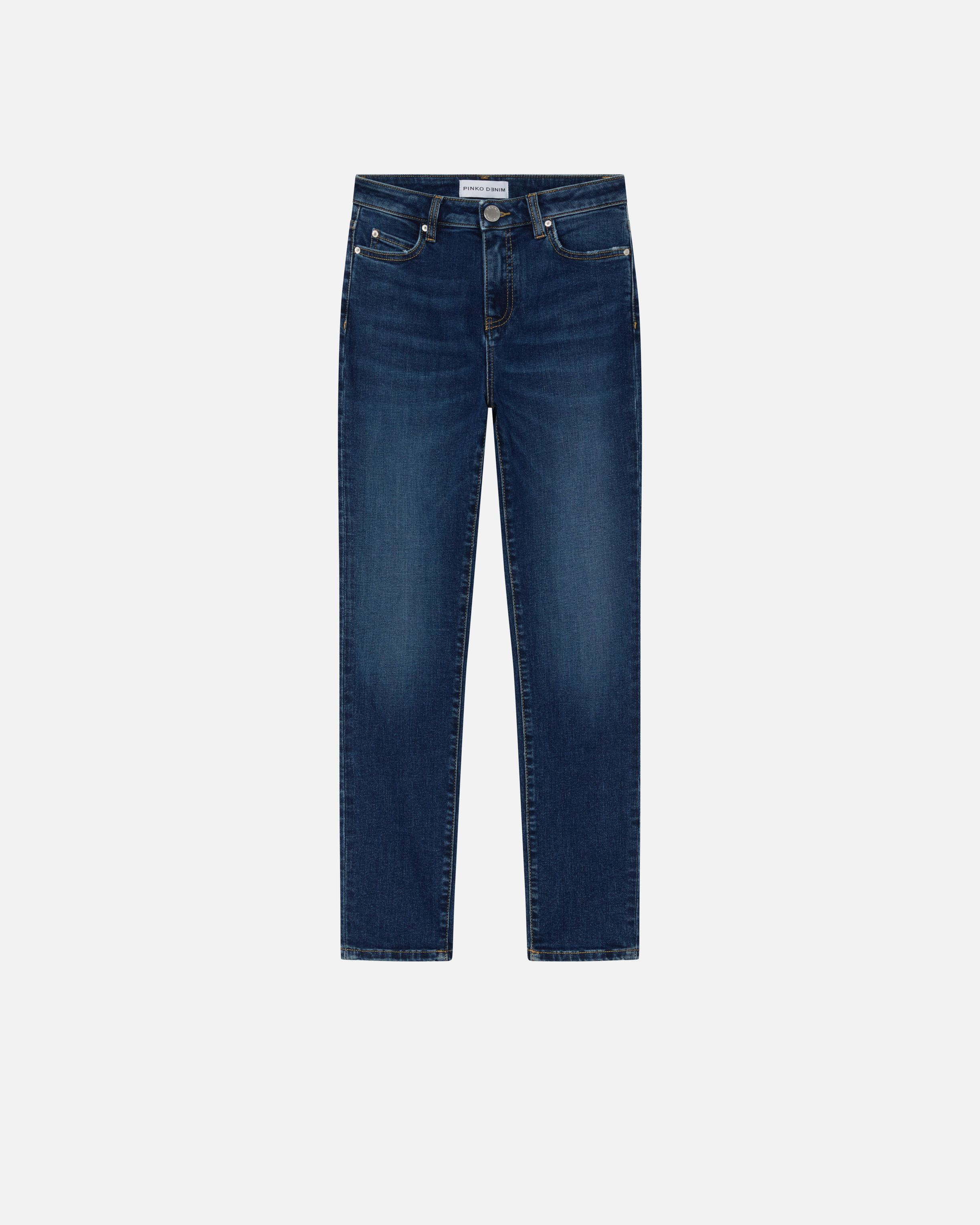 Pinko Eng geschnittene Jeans aus blauem Denim