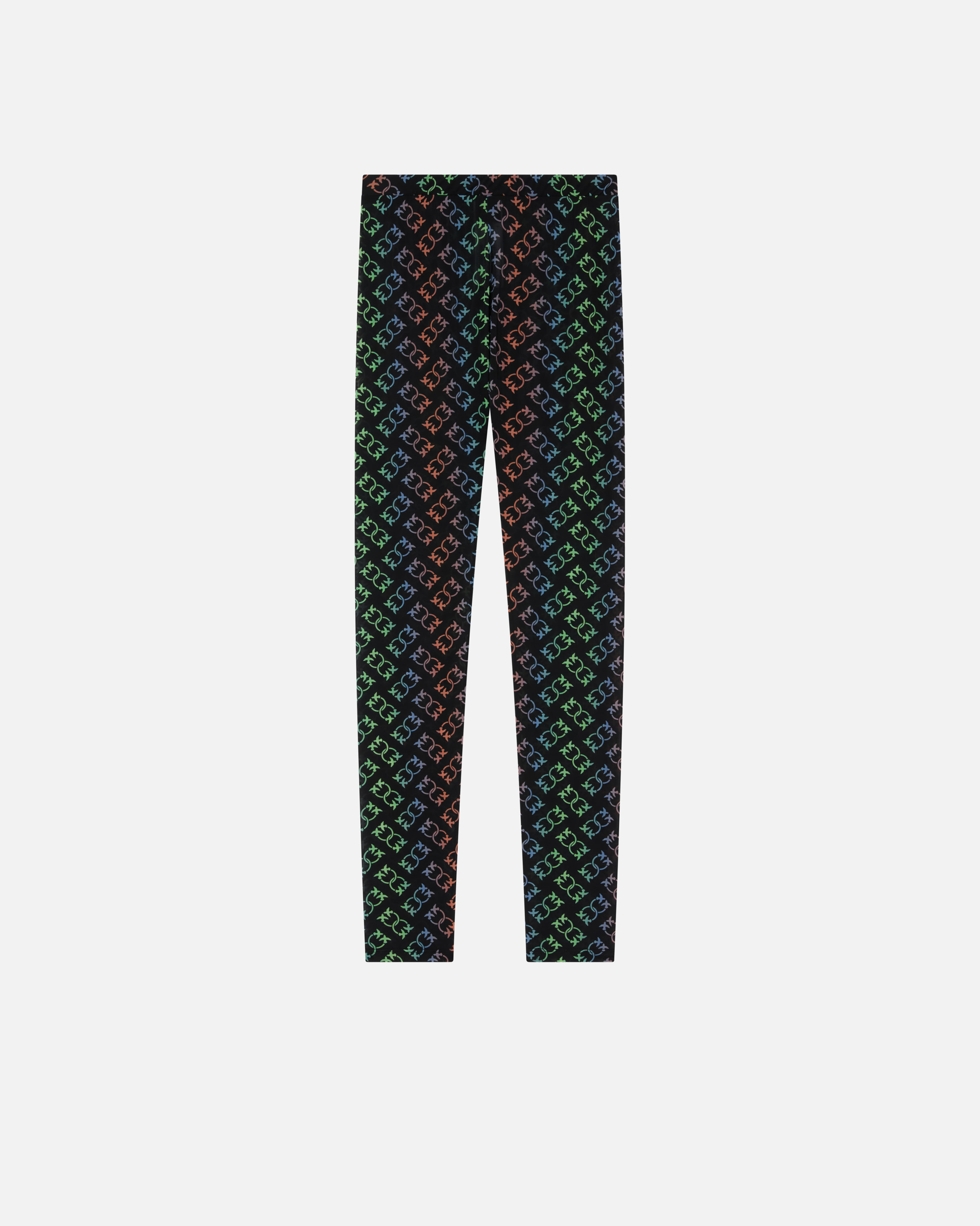 Pinko Leichte Leggings mit Print Love Birds Monogram