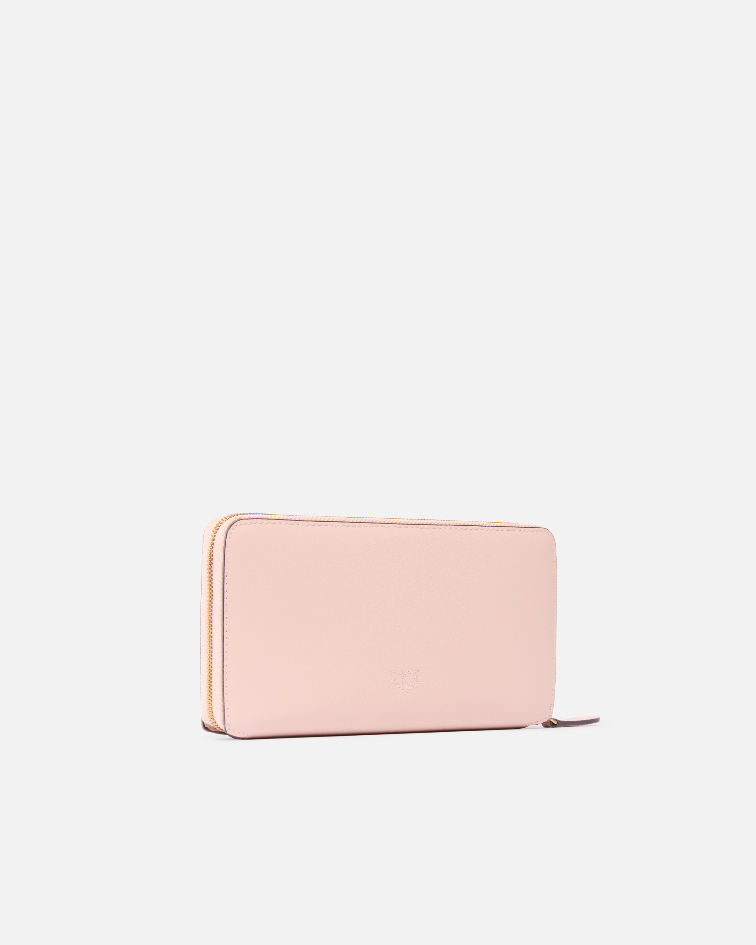 Portefeuille à contour zippé en cuir 1