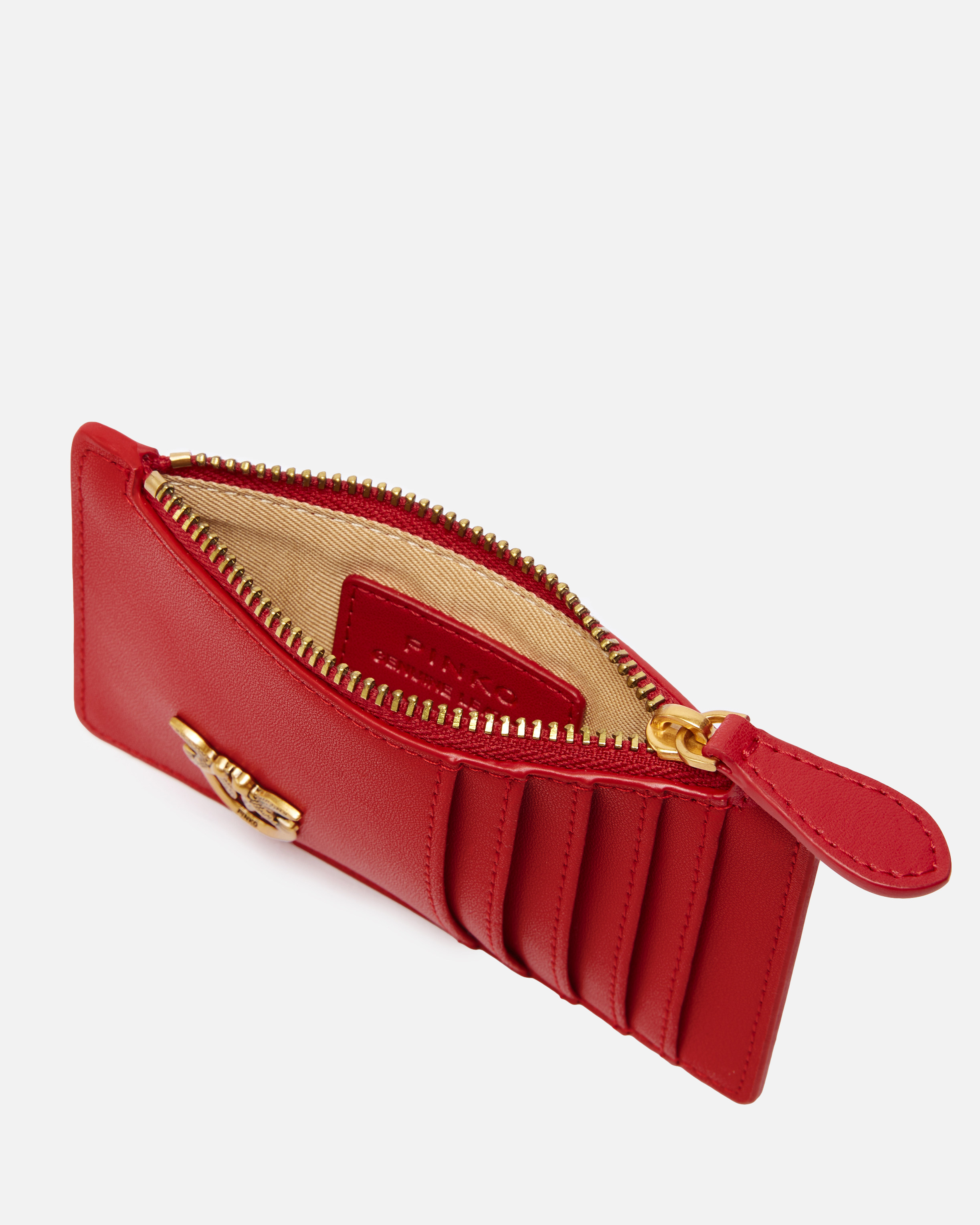 【関税込み】PINKO Wallets & Card holders PINKO Leather Cardholder | Yellow | FARFETCH