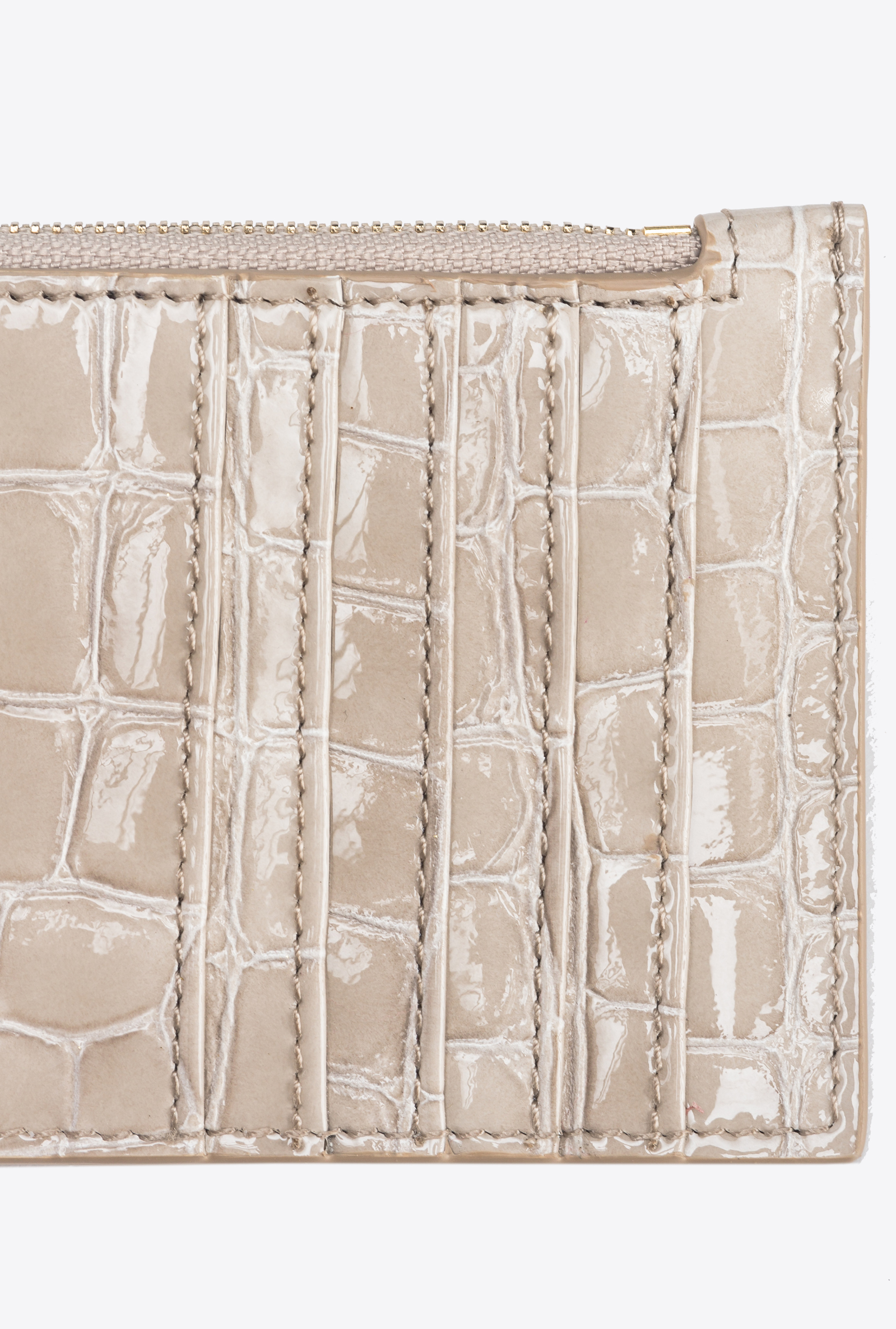 Porta carte cocco lucido PINKO Galleria 3