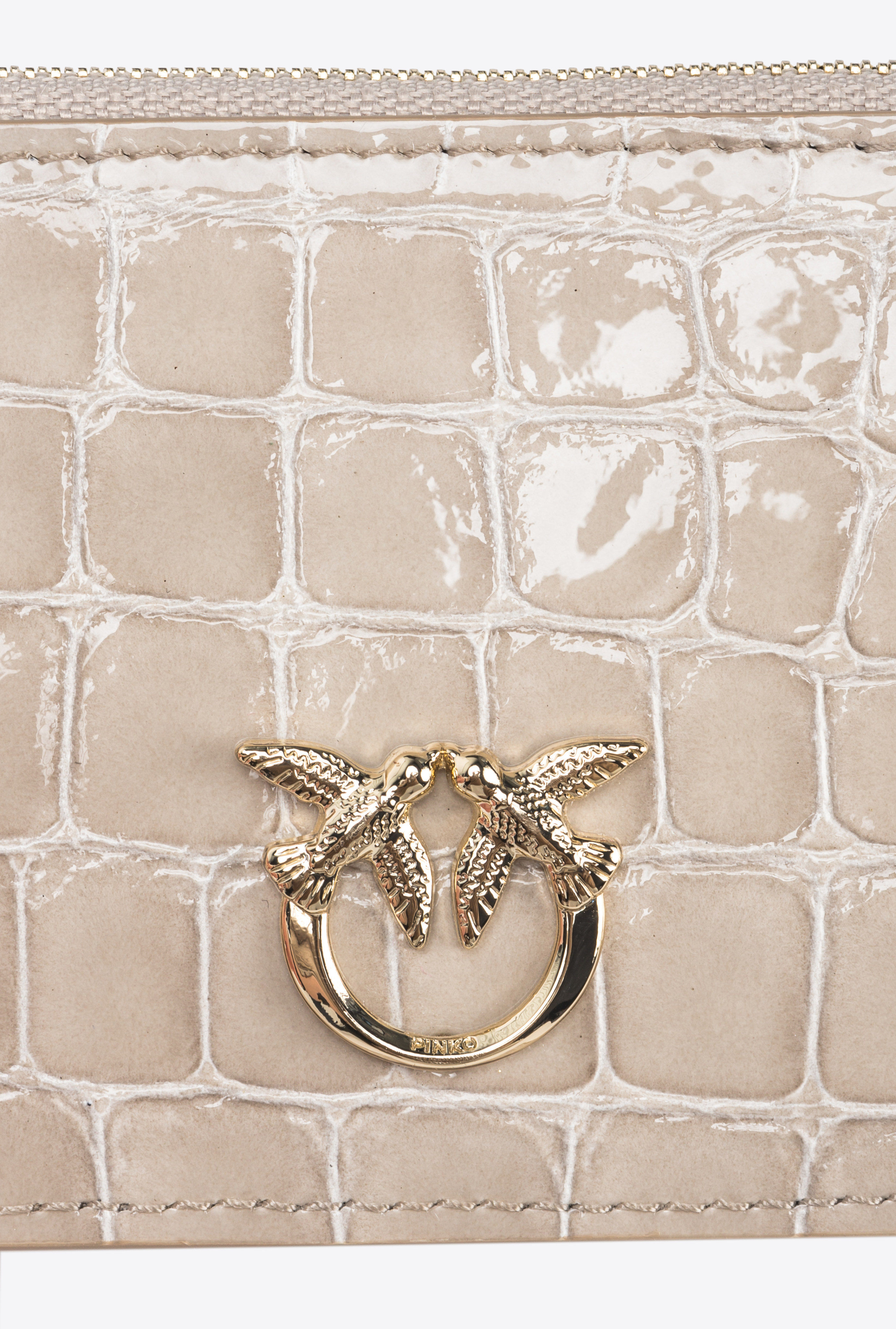 Porta carte cocco lucido PINKO Galleria 4