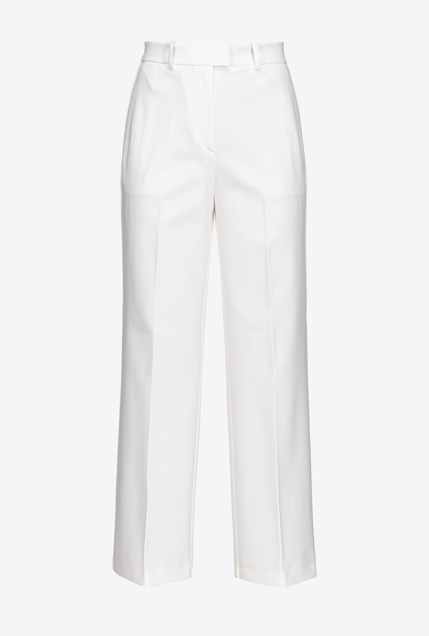 Pinko HULKA STRETCH CREPE PANTS SMOKE ORCHID - Trousers