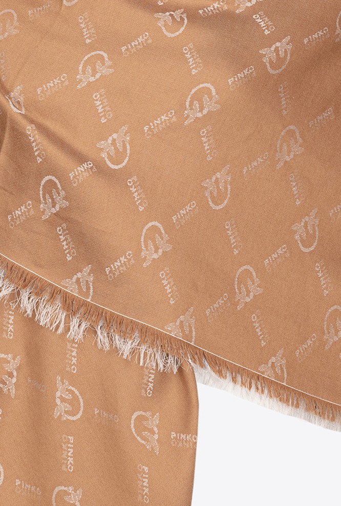 Large Monogram scarf PINKO → Shop Online