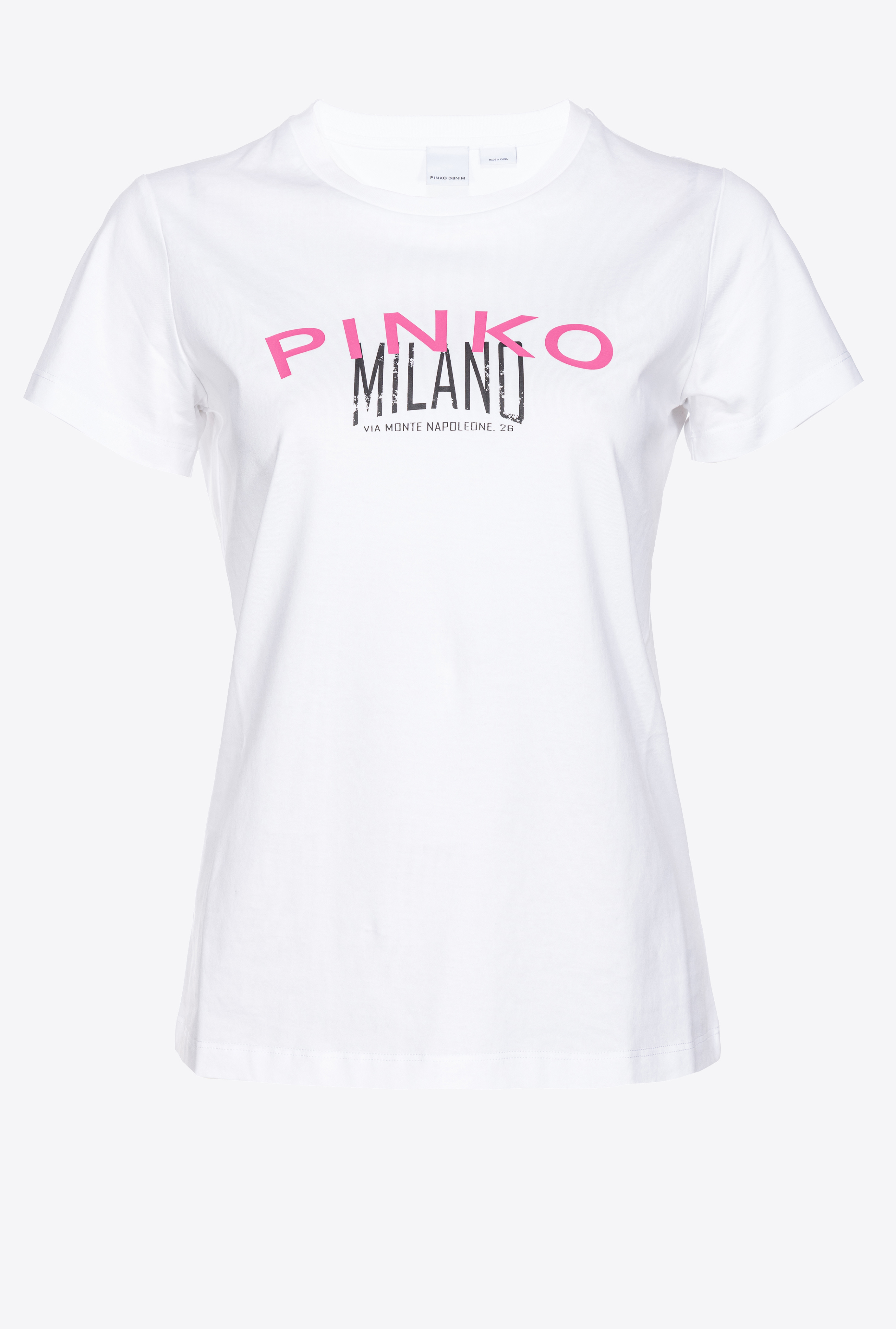Pinko Cities T-shirt In Bright White