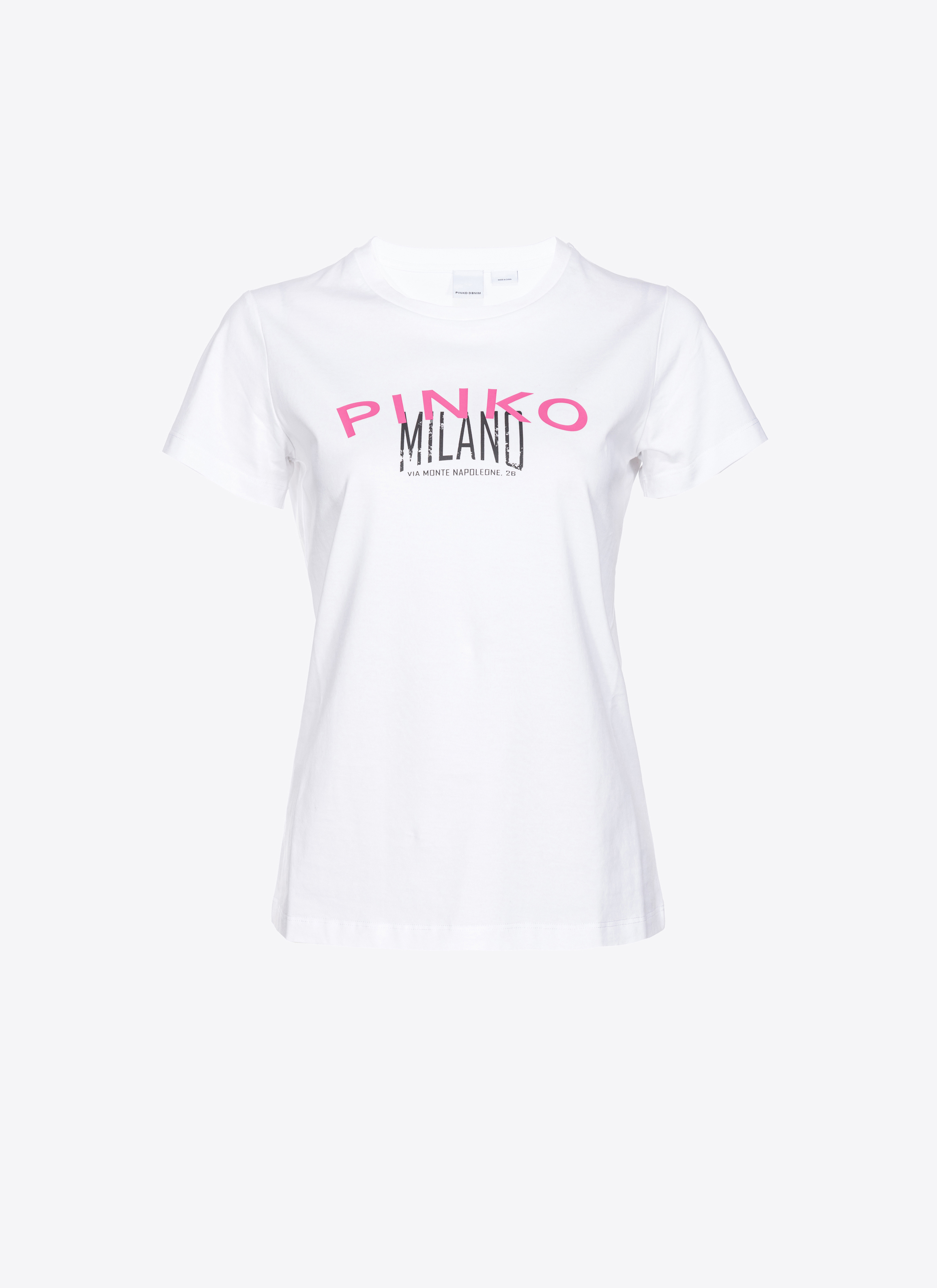 Pinko Cities T-shirt In Bright White