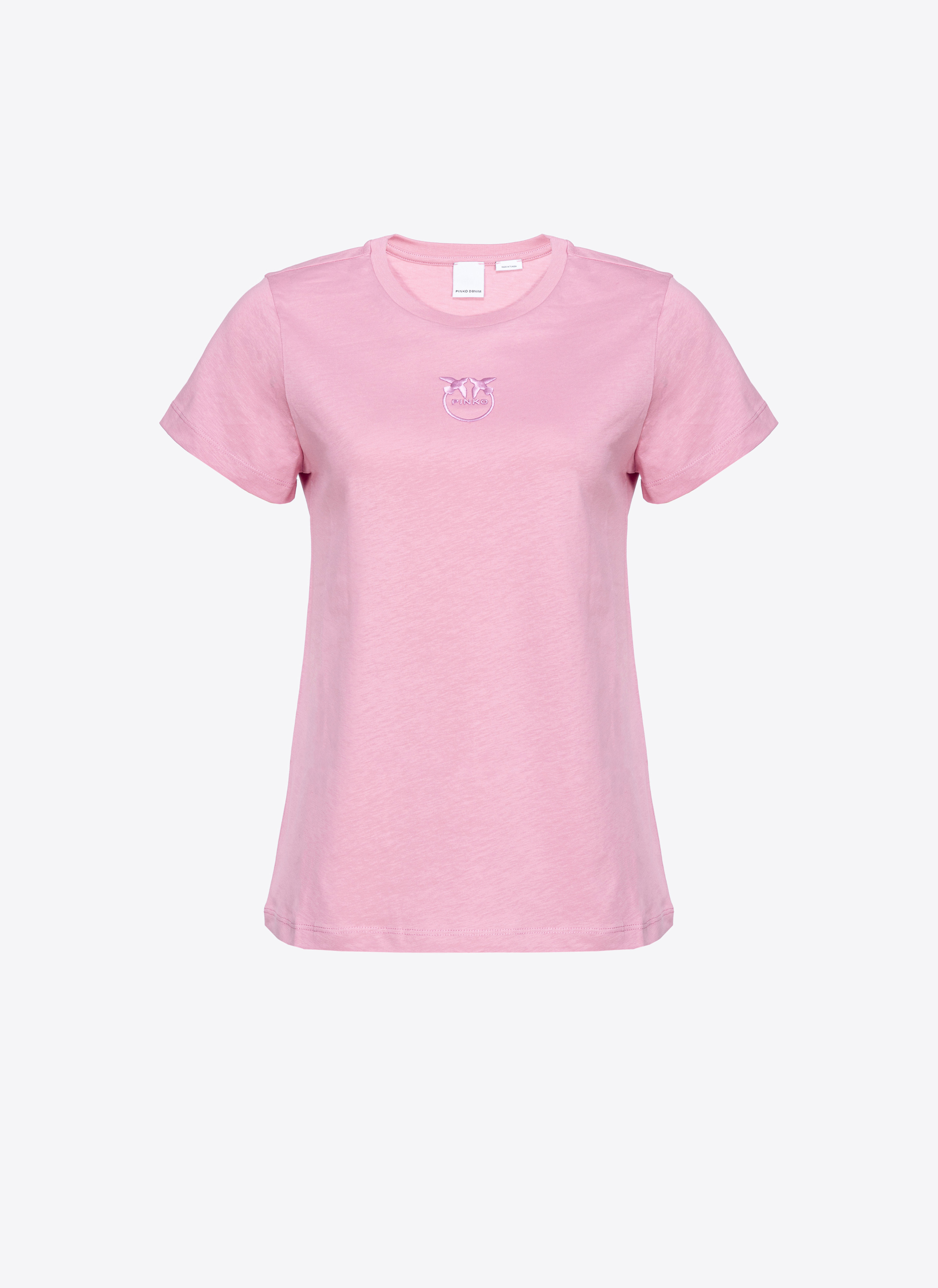 Pinko T-Shirt mit Love Birds-Stickerei