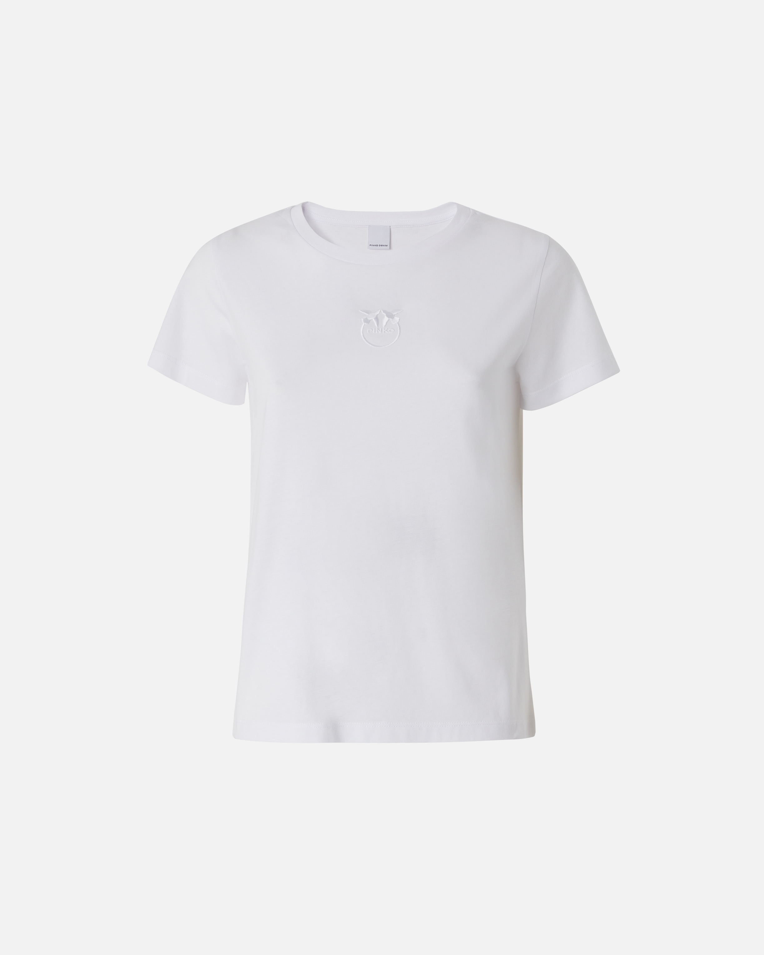 Pinko Kurzarm-T-Shirt mit Logostickerei