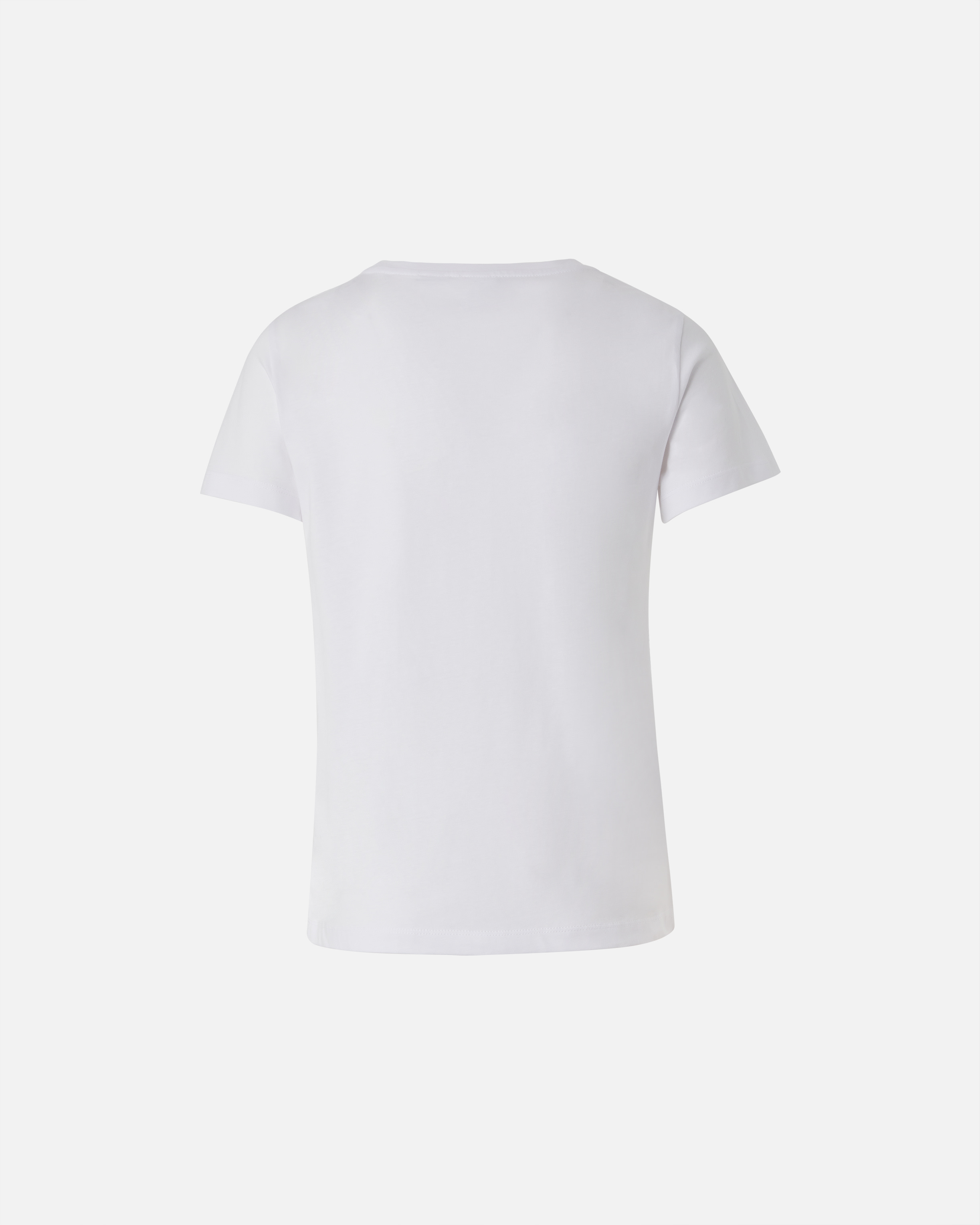 Футболка с вышитым логотипом - БЕЛЫЙ - large