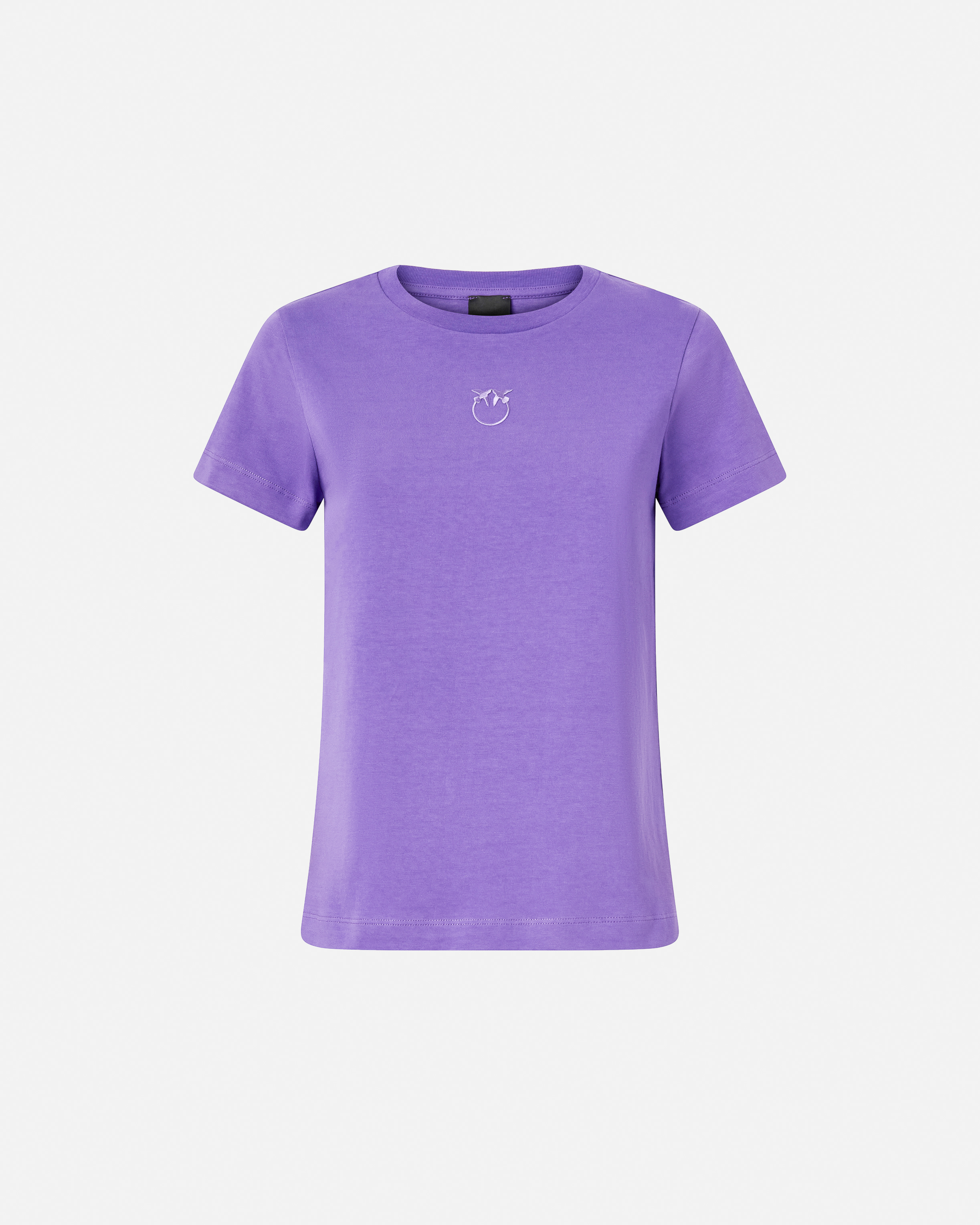 T-Shirt mit Love Birds-Stickerei - Violett - large