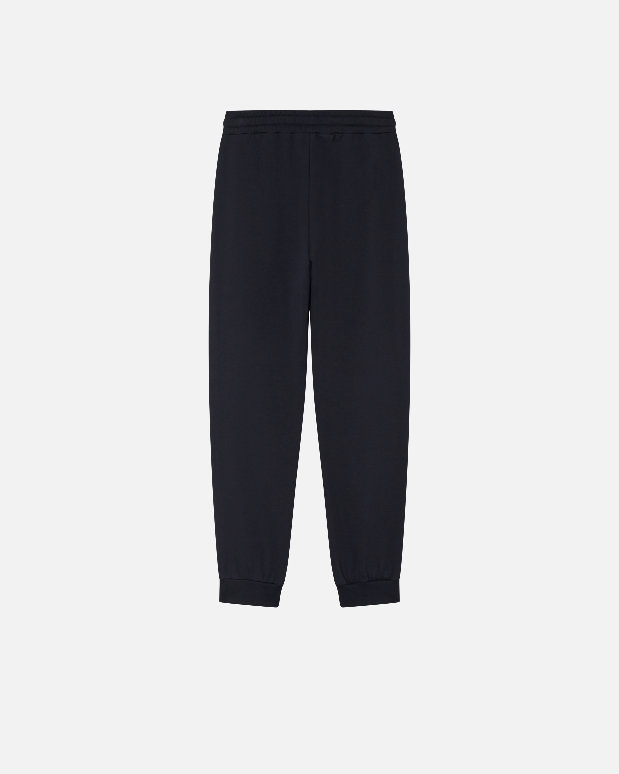 Спортивные брюки-джоггеры с фирменной нашивкой - СИНИЙ - large