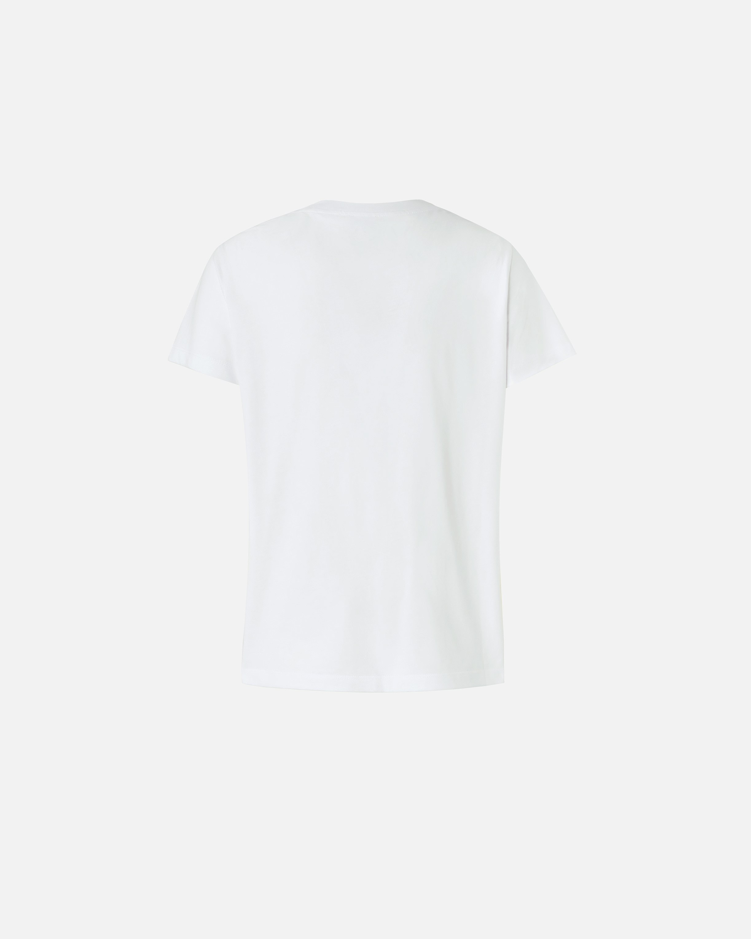 Pinko T-shirt Mini Logo  In Blanc Brill.