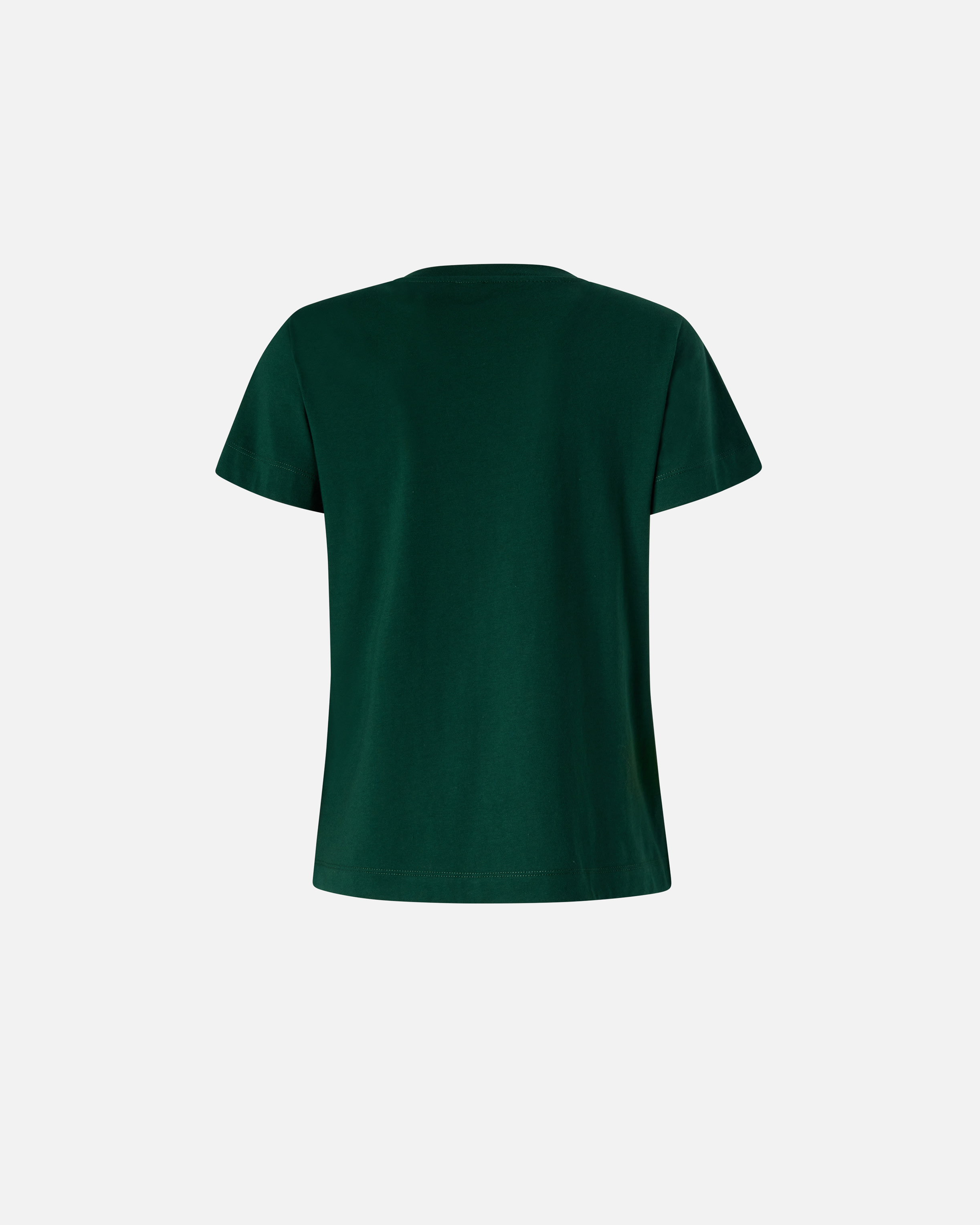 Pinko Short-sleeve Cotton T-shirt In Green
