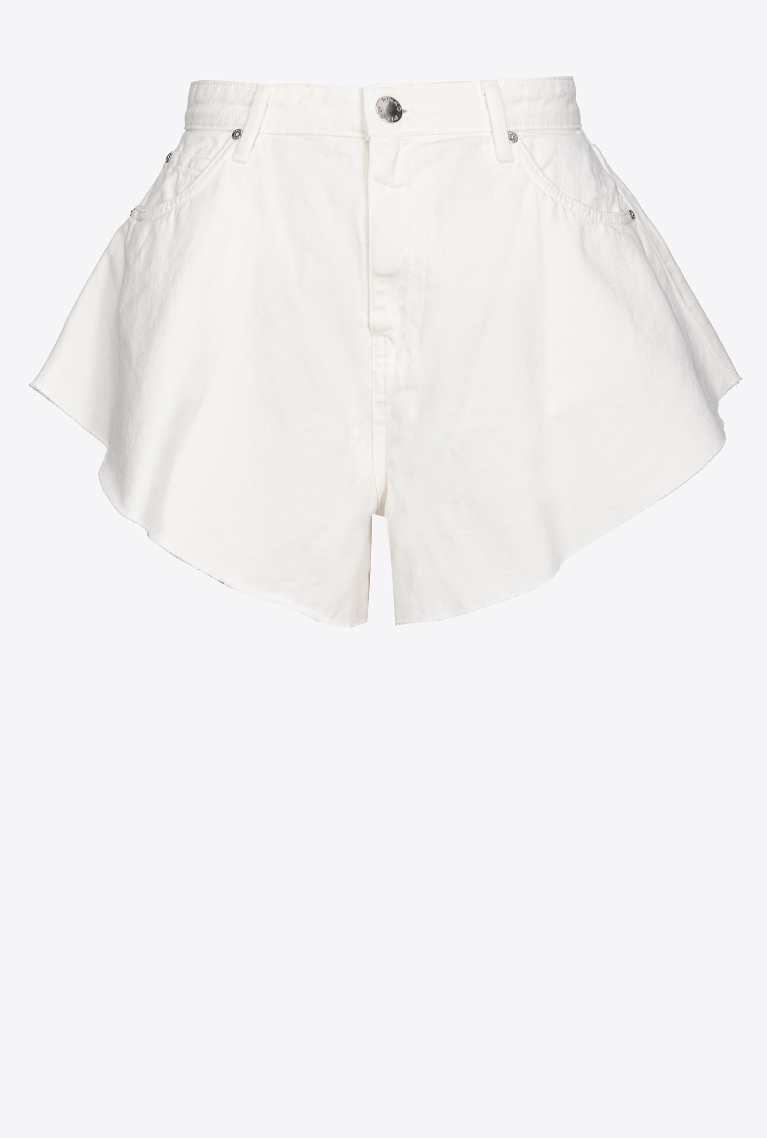 Bull fabric butterfly shorts - White - large