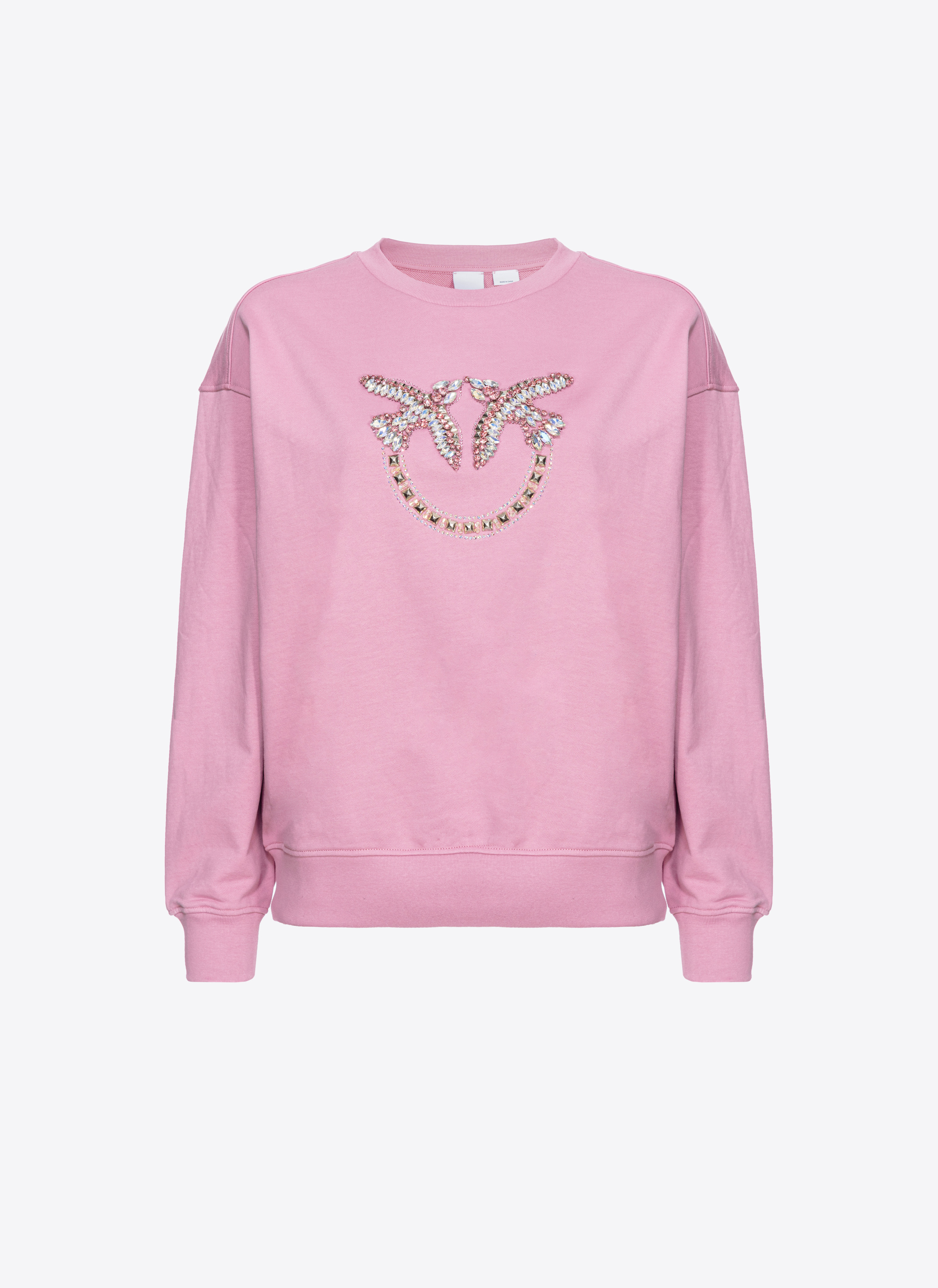 Pinko Sweatshirt Love Birds-Stickerei