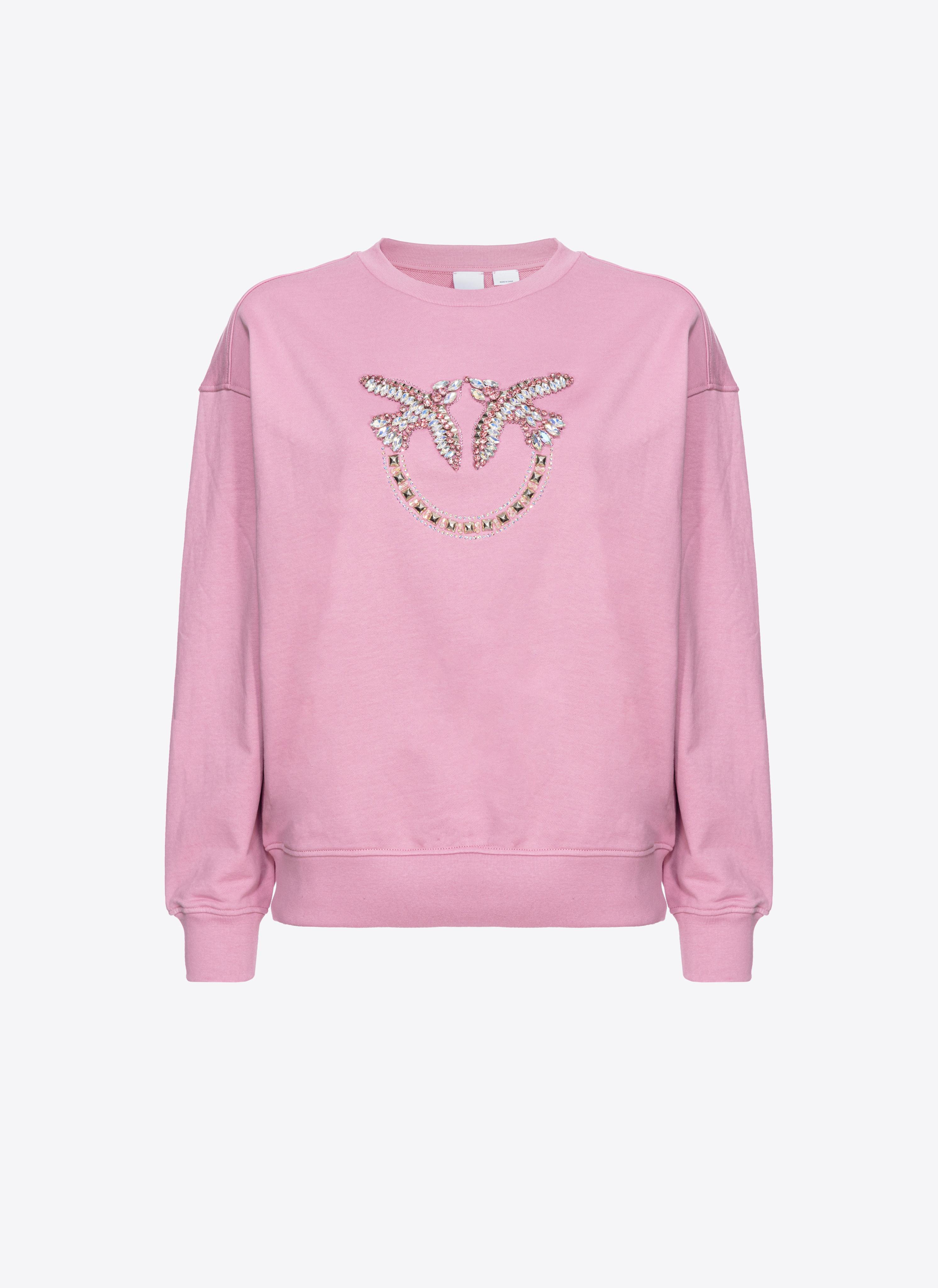 Pinko Sweatshirt Love Birds-Stickerei