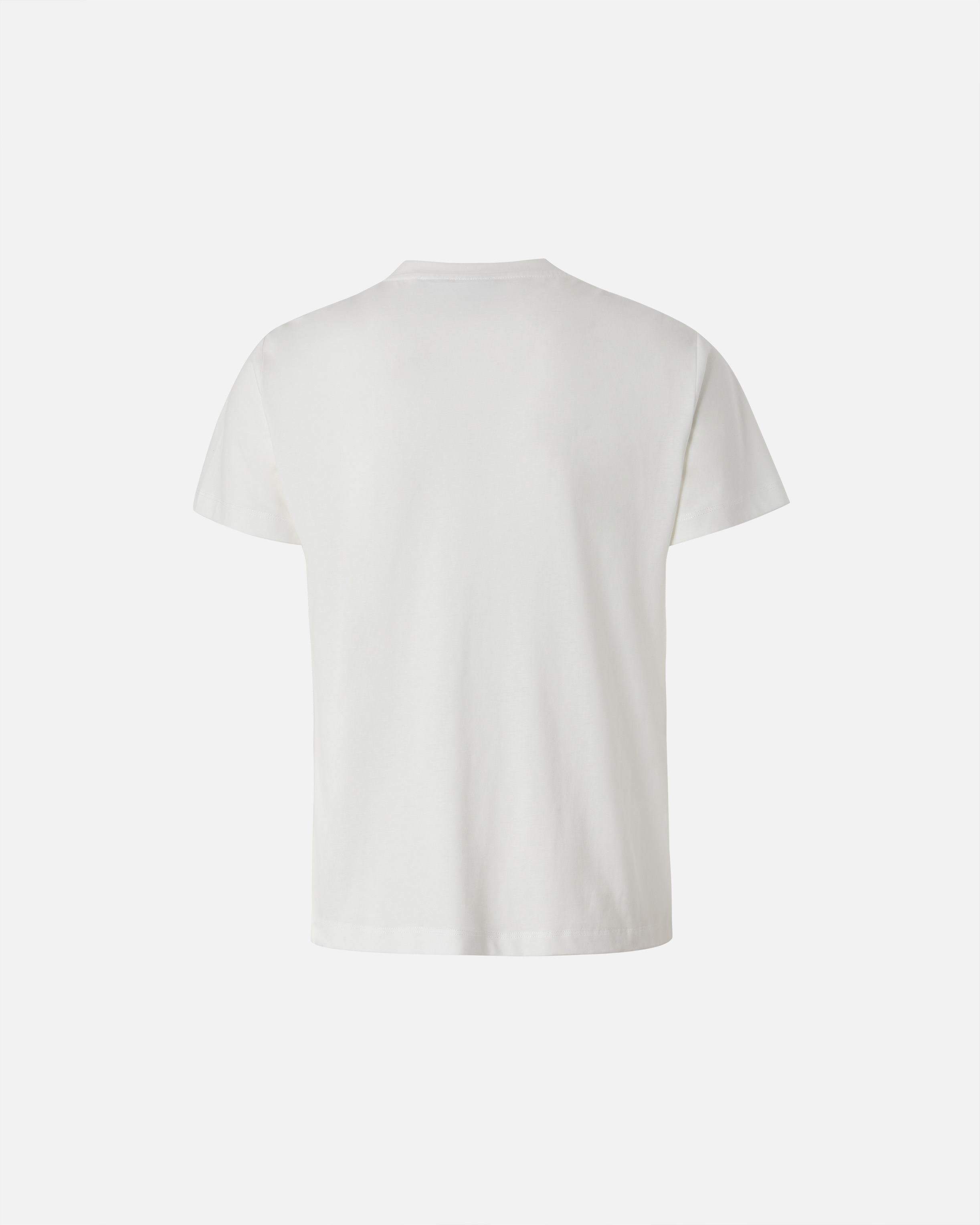 Pinko Cotton T-shirt With Frontal Love Birds Logo In Cloud White