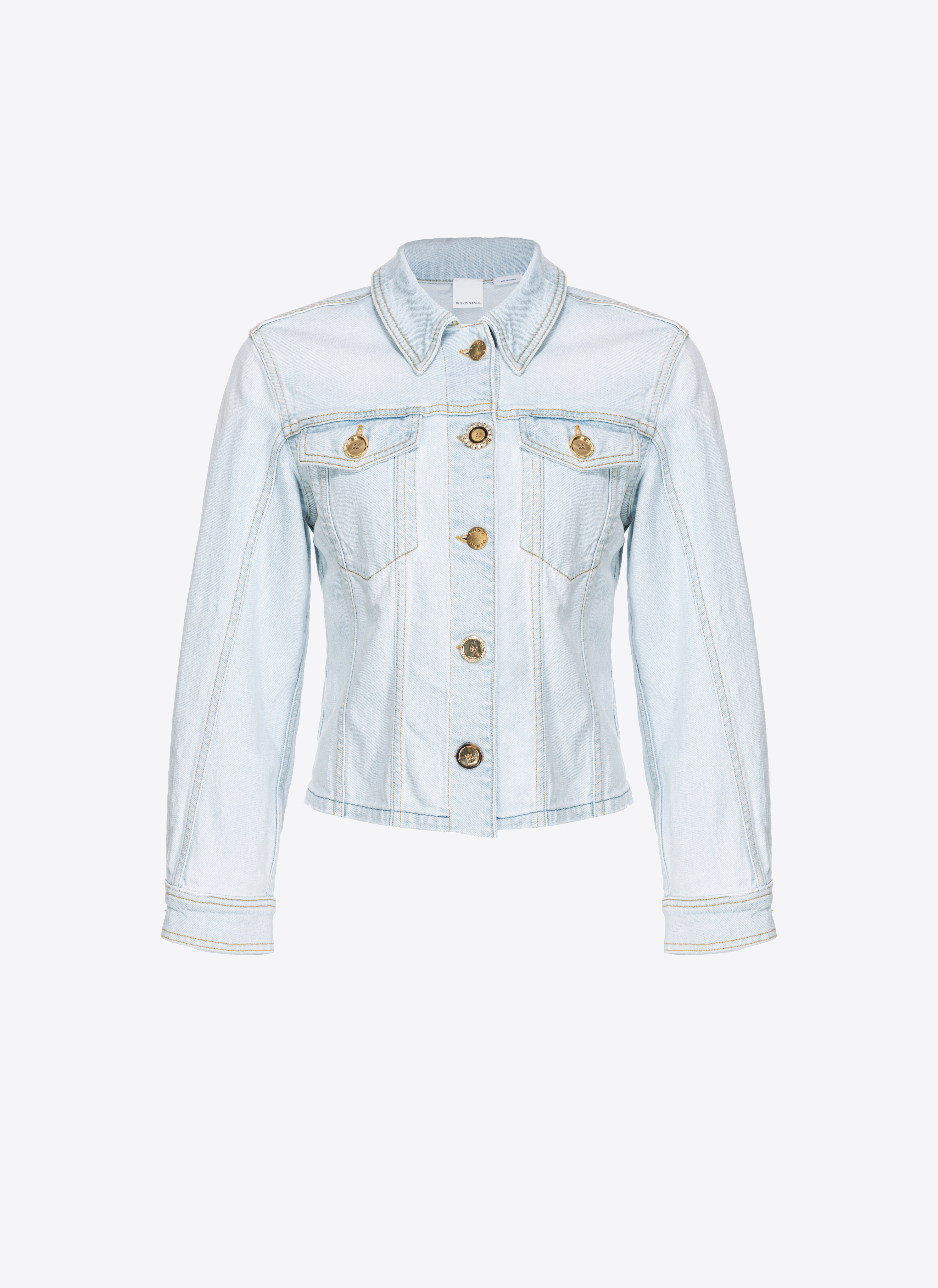 Pinko Jeansjacke Baby Blue