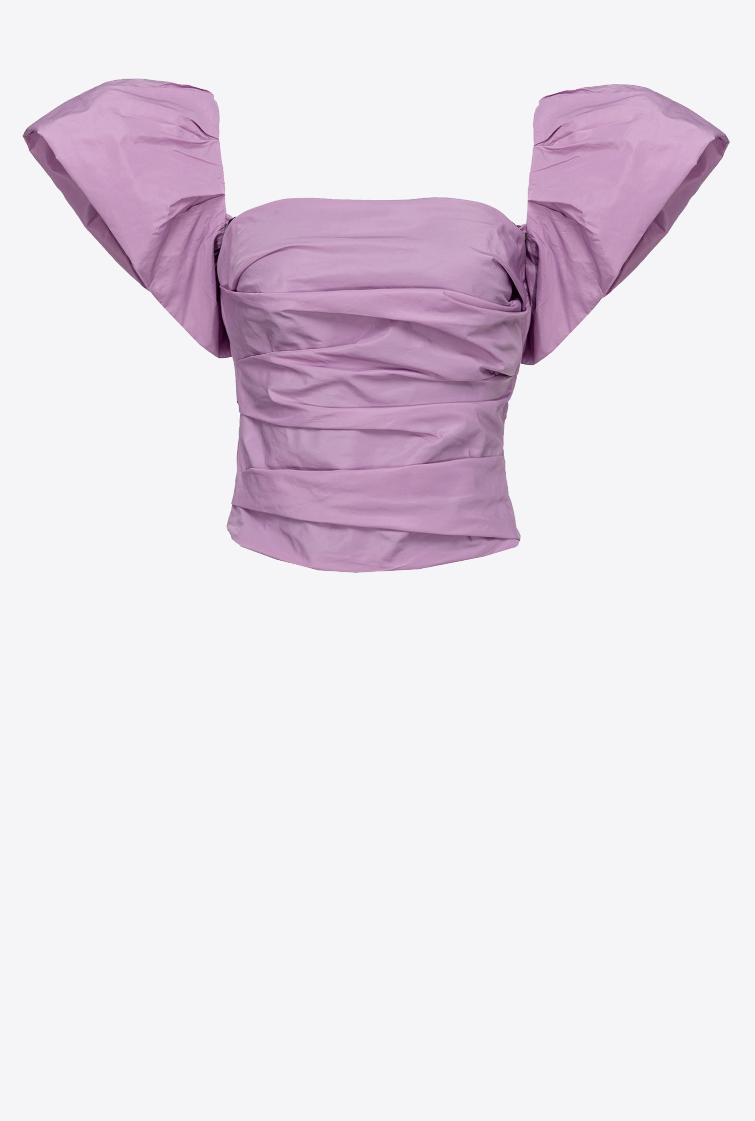 Taffeta crop top - Orchid