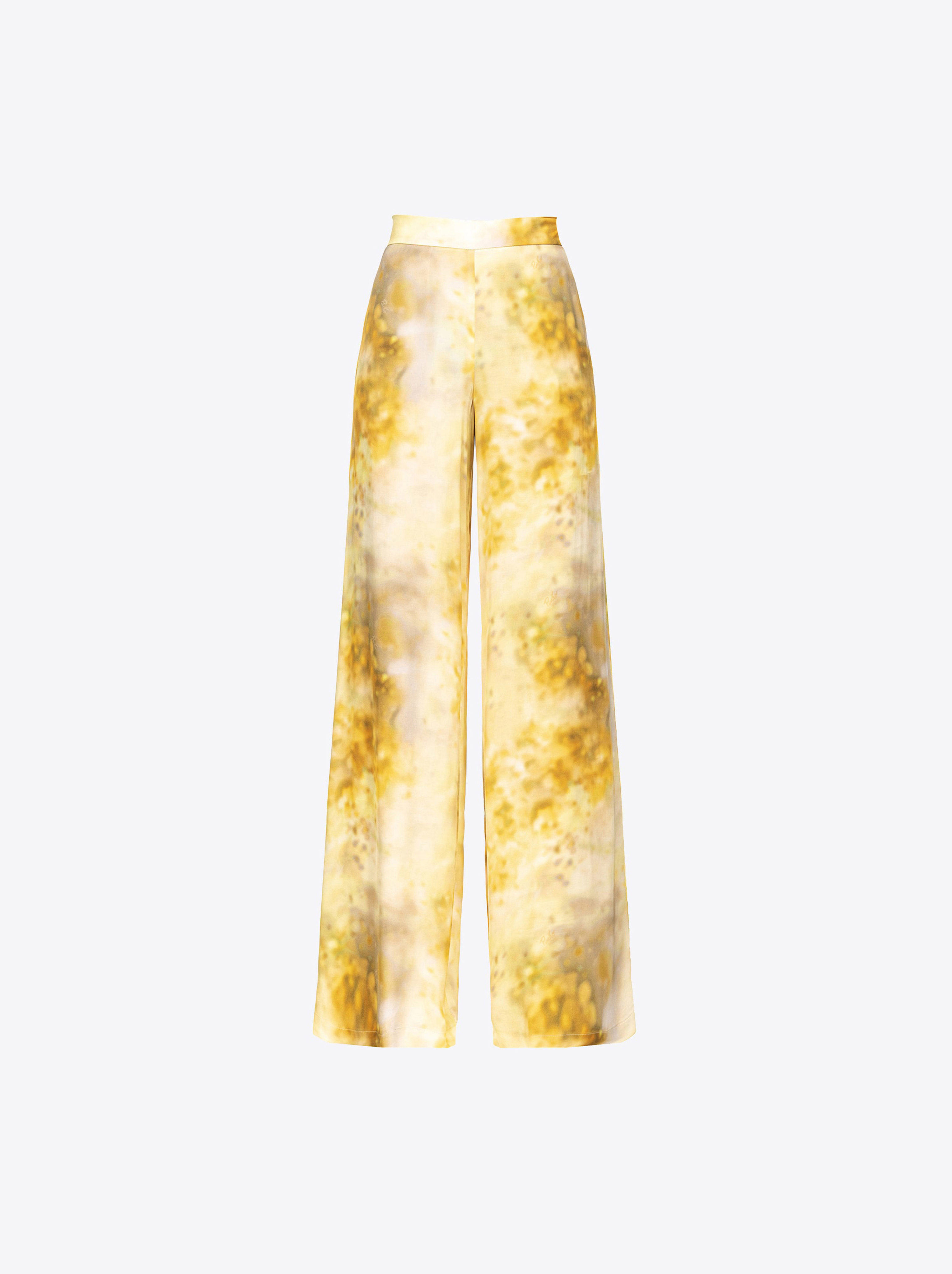 Pinko Palazzo-Hose Blume mit Farbverlauf