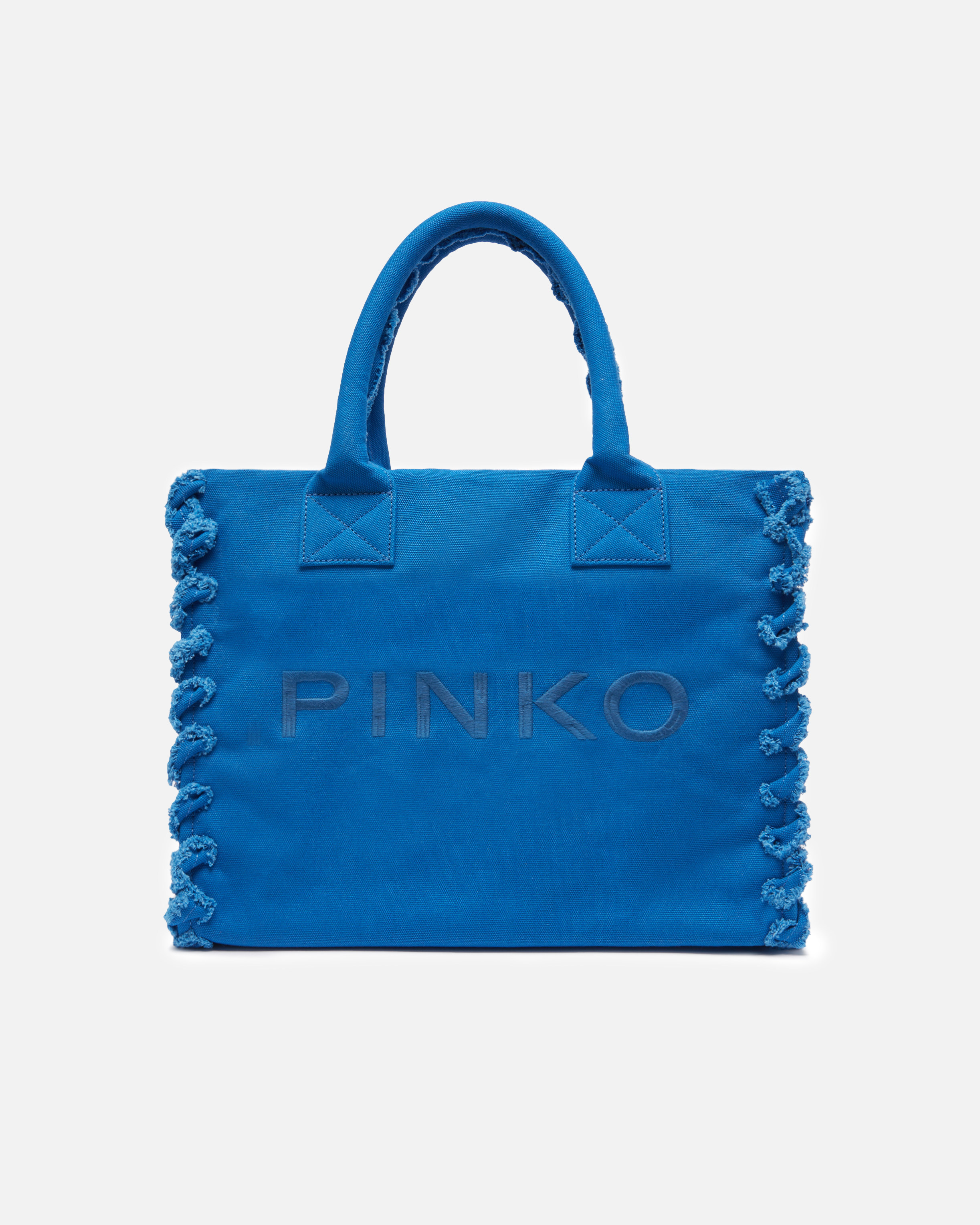 Pinko Cabas De Plage En Canvas Recyclé
