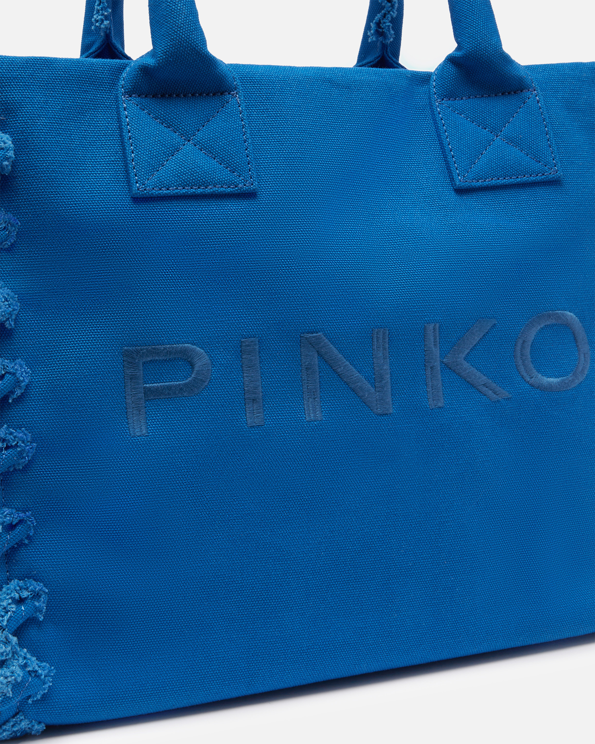 Pinko Cabas De Plage En Canvas Recyclé