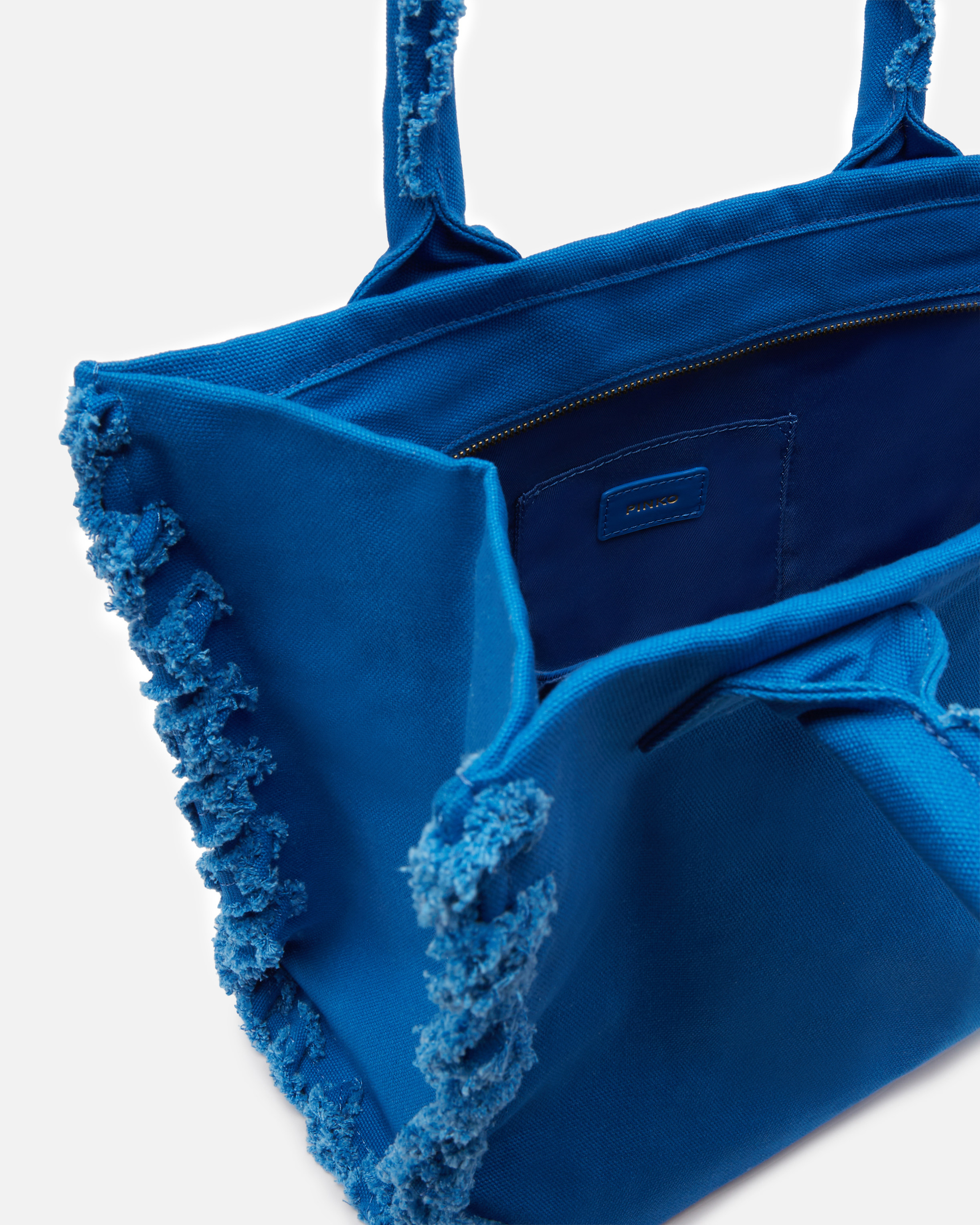 Pinko Cabas De Plage En Canvas Recyclé