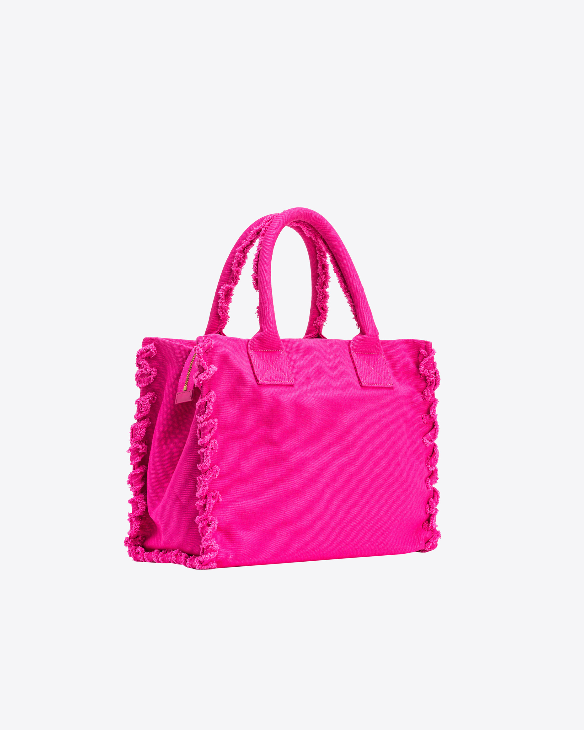 Сумка Beach Shopper из переработанной холщовой ткани - fuchsia - large