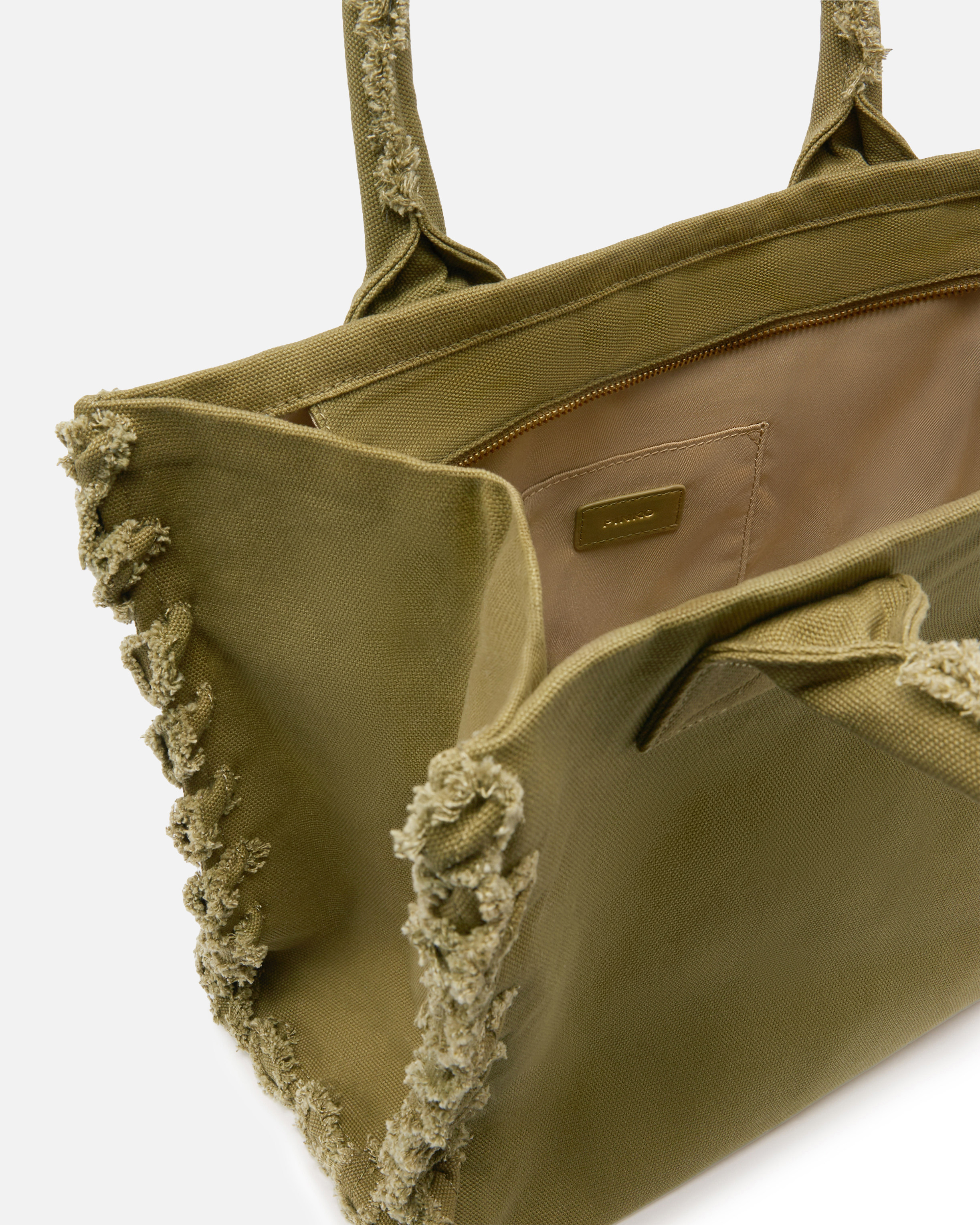 Pinko Cabas De Plage En Canvas Recyclé