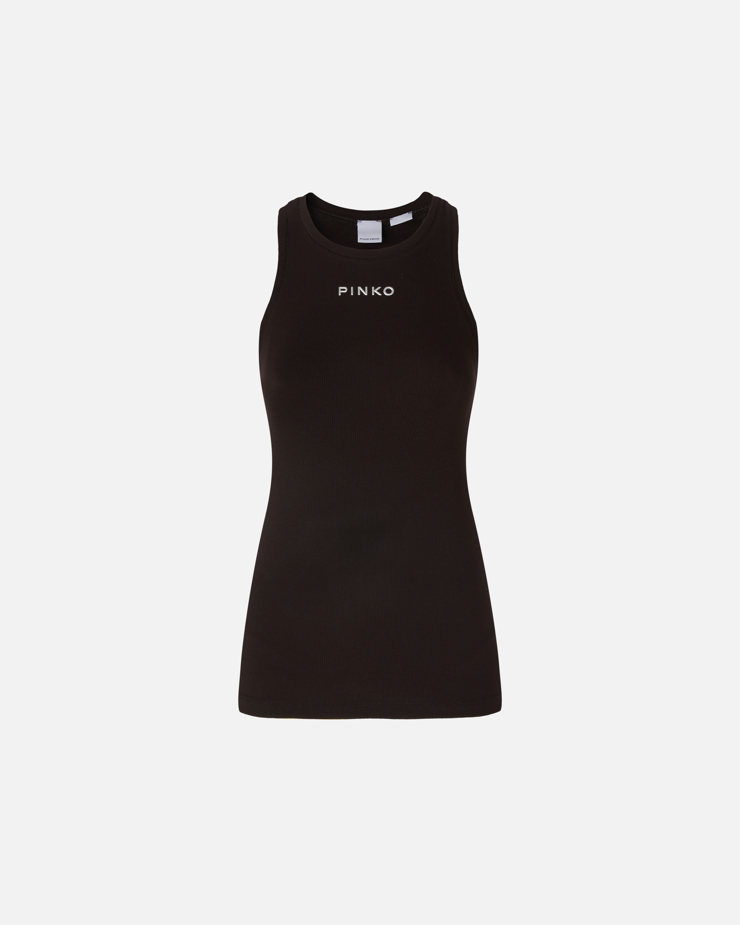 Pinko Rippen-Tanktop mit Logo