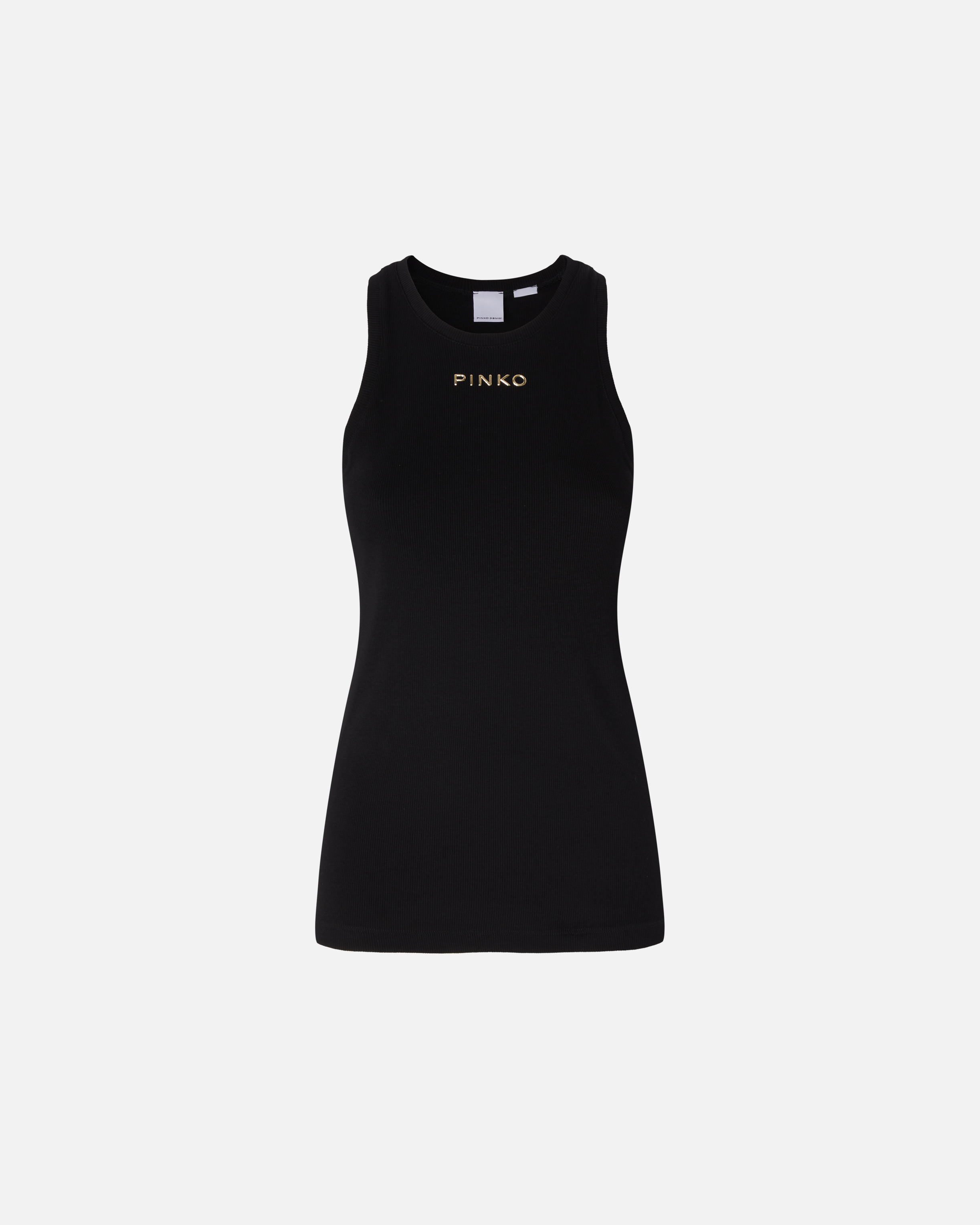 Pinko Rippen-Tanktop mit Logo