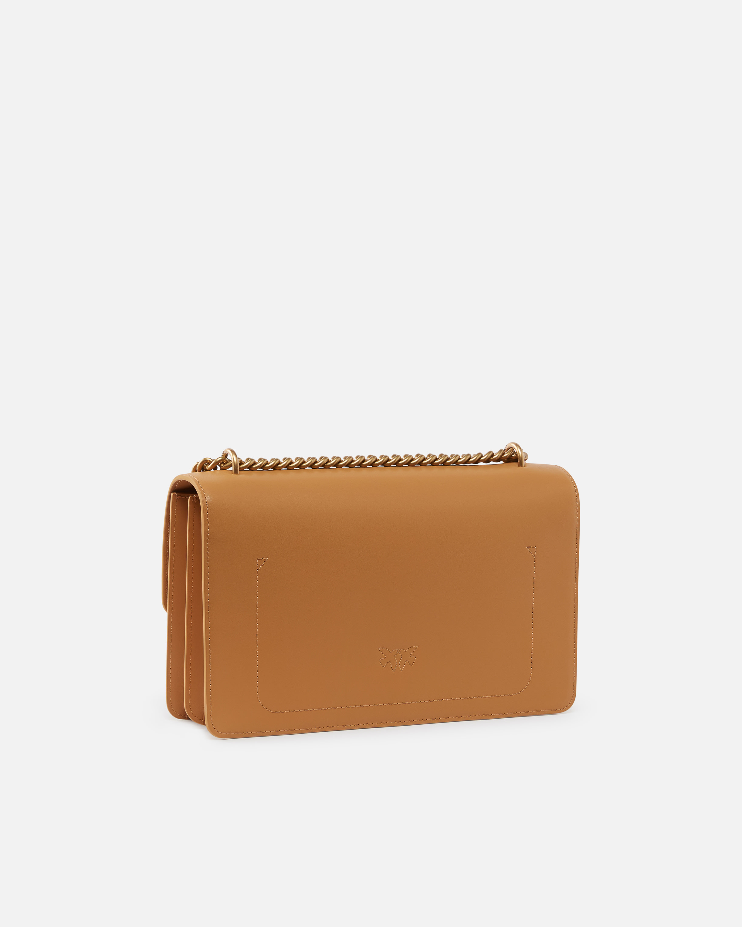 Pinko Classic Love Bag One Simply In Nougat-or Antique
