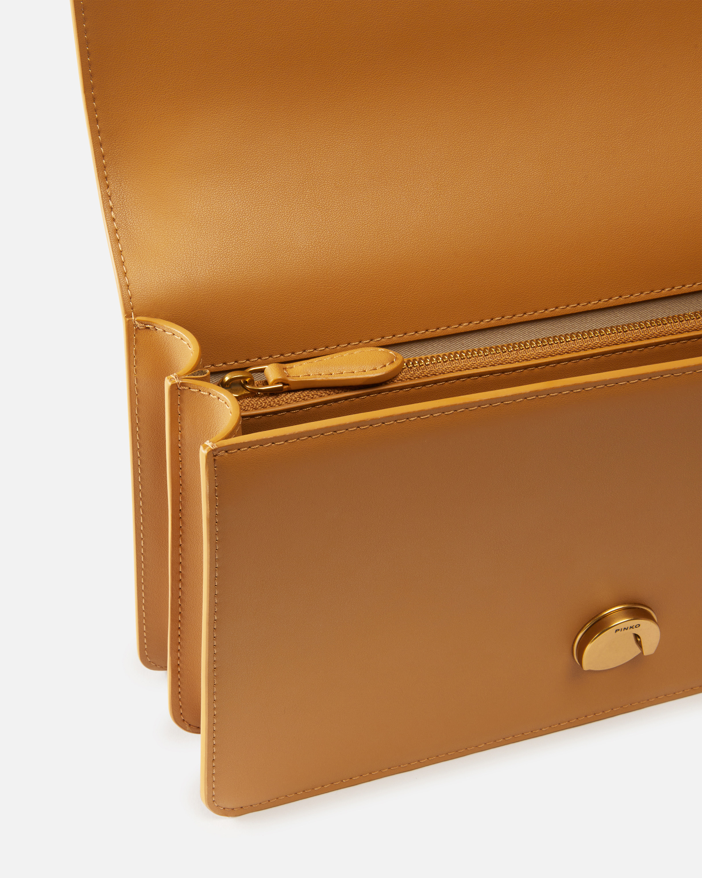 Pinko Classic Love Bag One Simply In Nougat-or Antique
