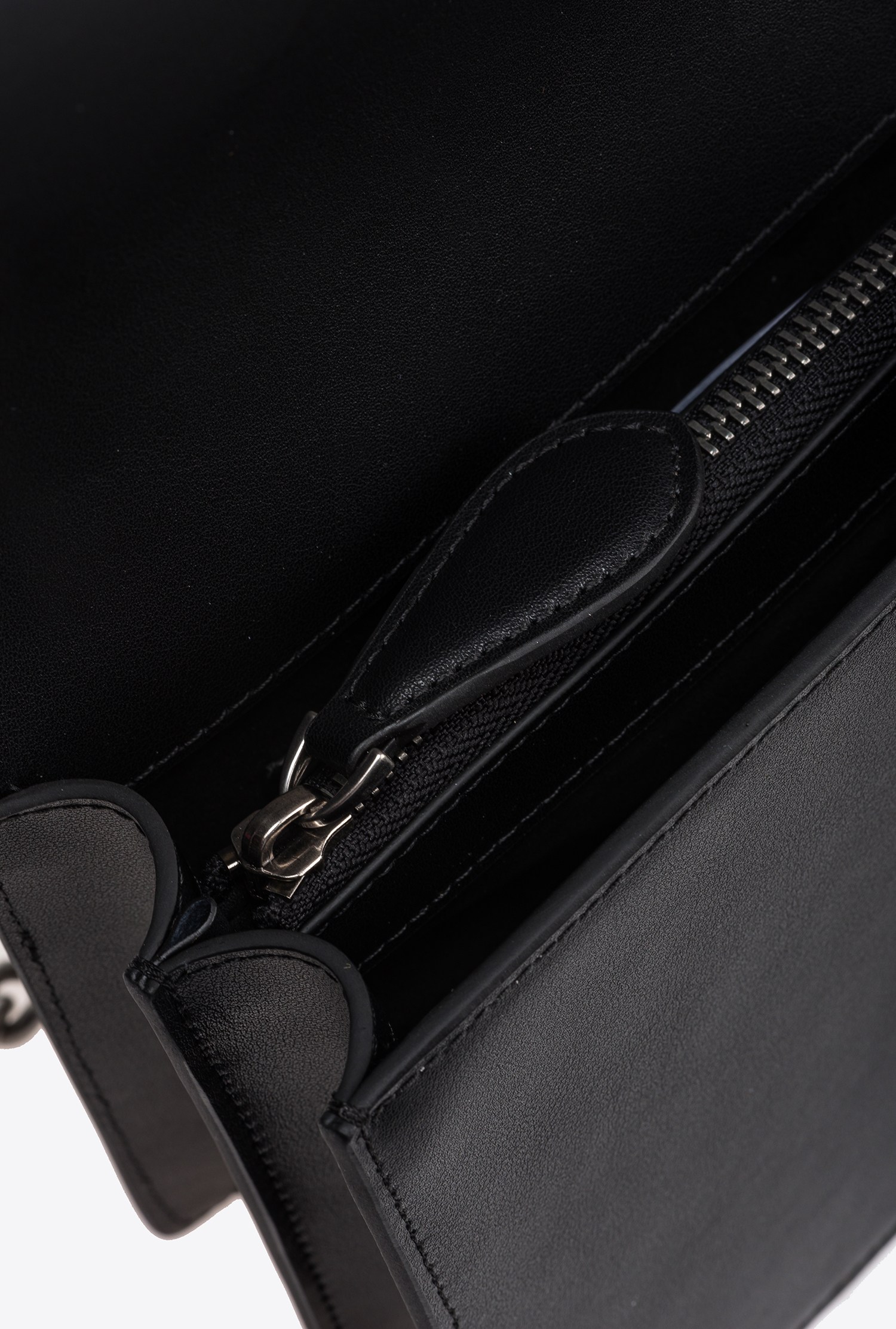 Pinko Classic Love Bag One Simply In Black-old Silver