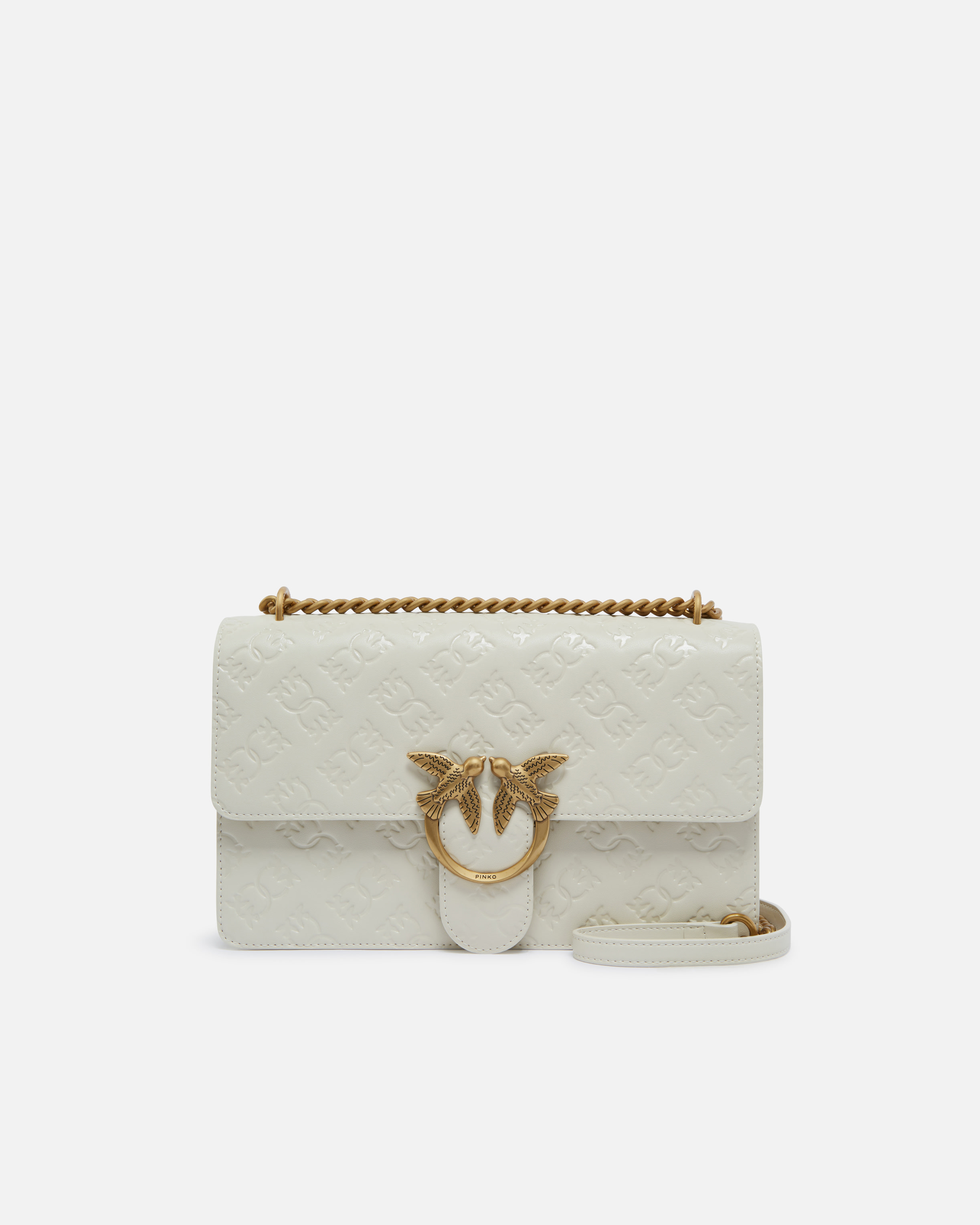Love Bag leather crossbody bag with logo PINKO → Shop Online Love Bag leather crossbody bag with logo PINKO → Shop Online