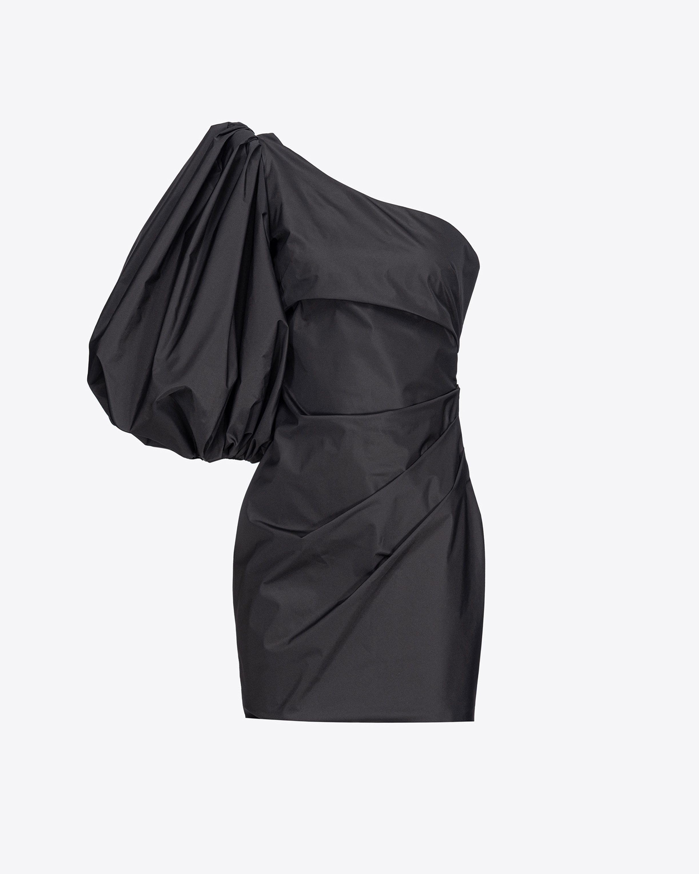 Pinko One-Shoulder-Minikleid aus Taft