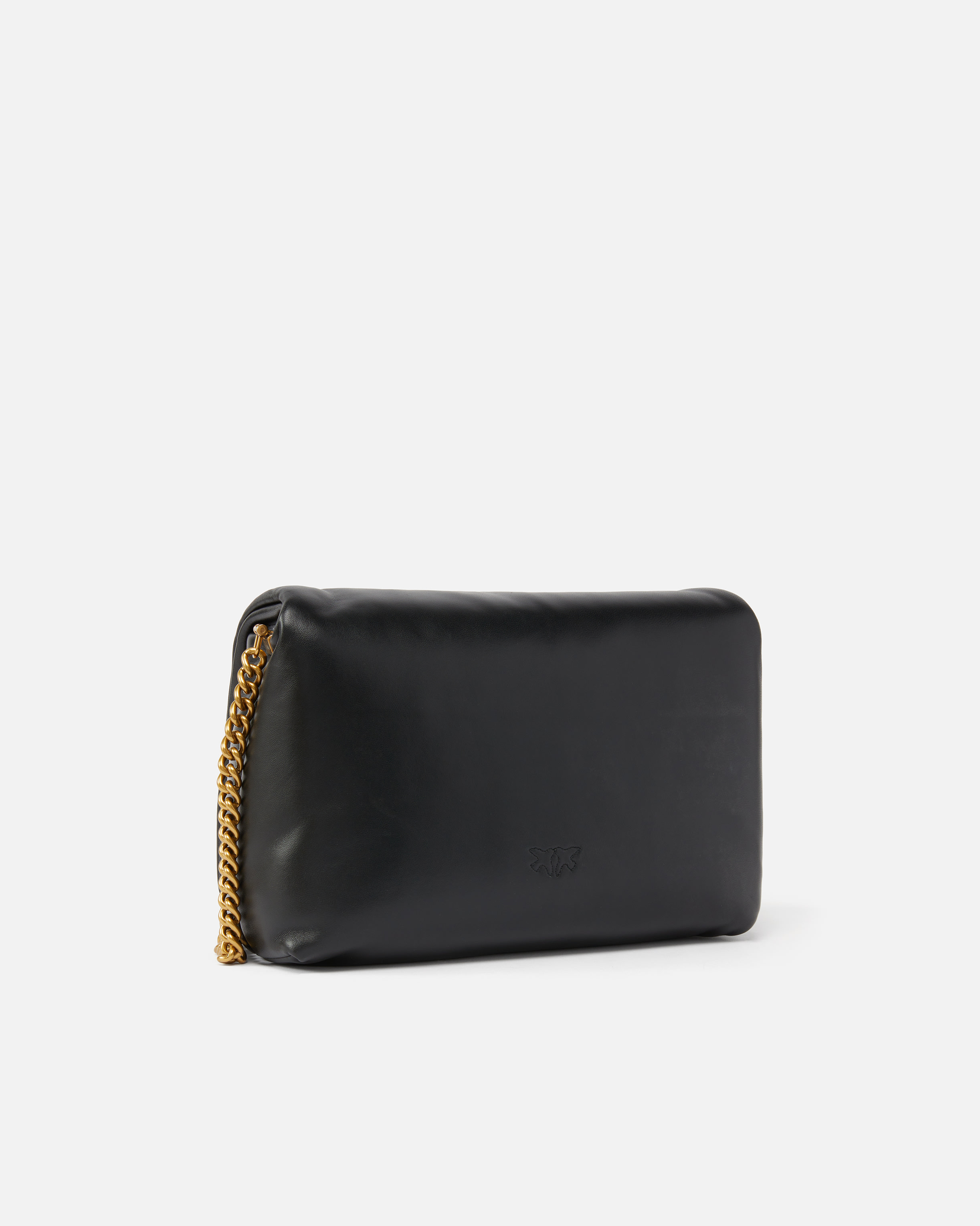 Pinko Classic Love Bag Click Puff In Limo Black Block Colour