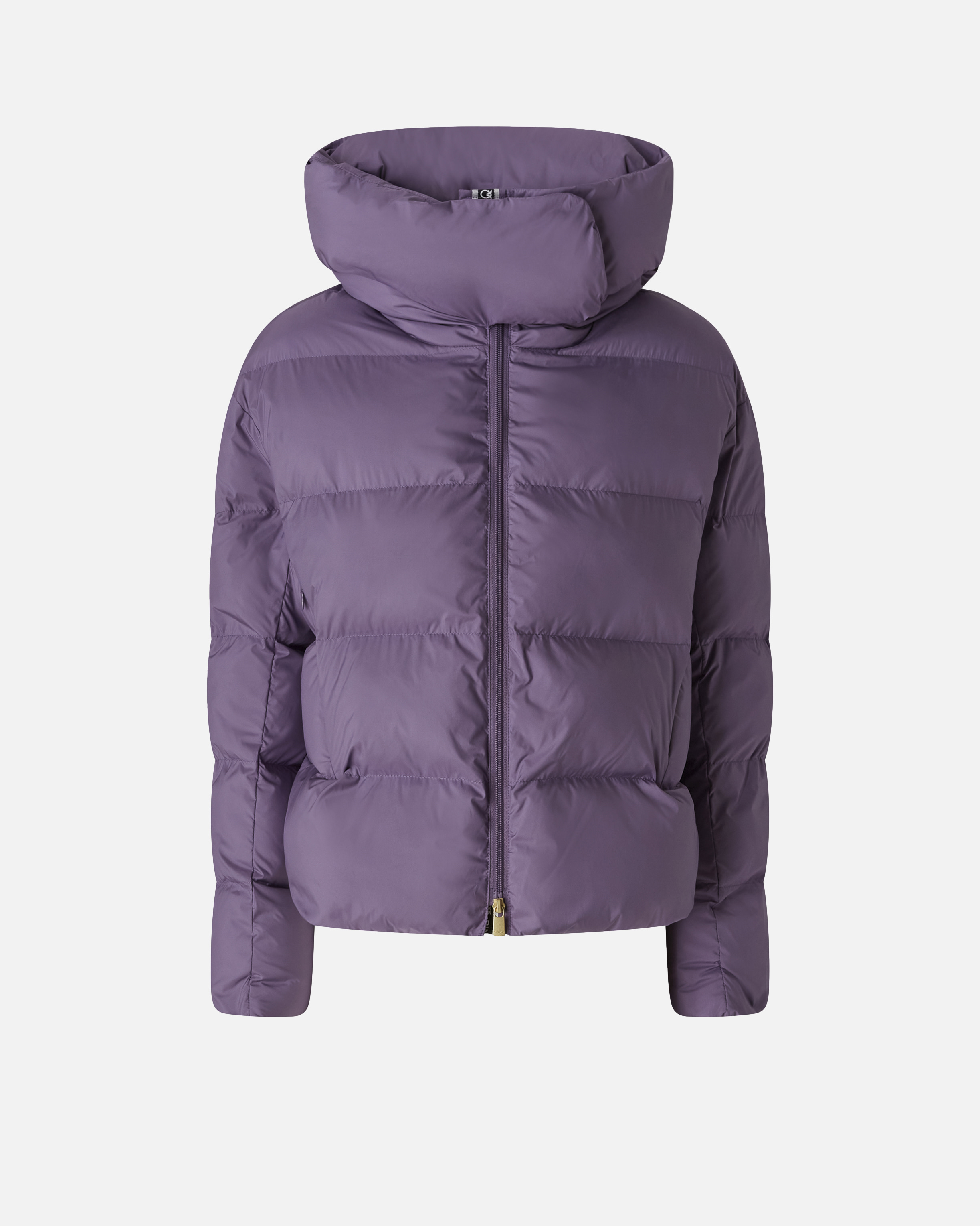 Pinko Technical Canvas Jacket With Hood In Purple