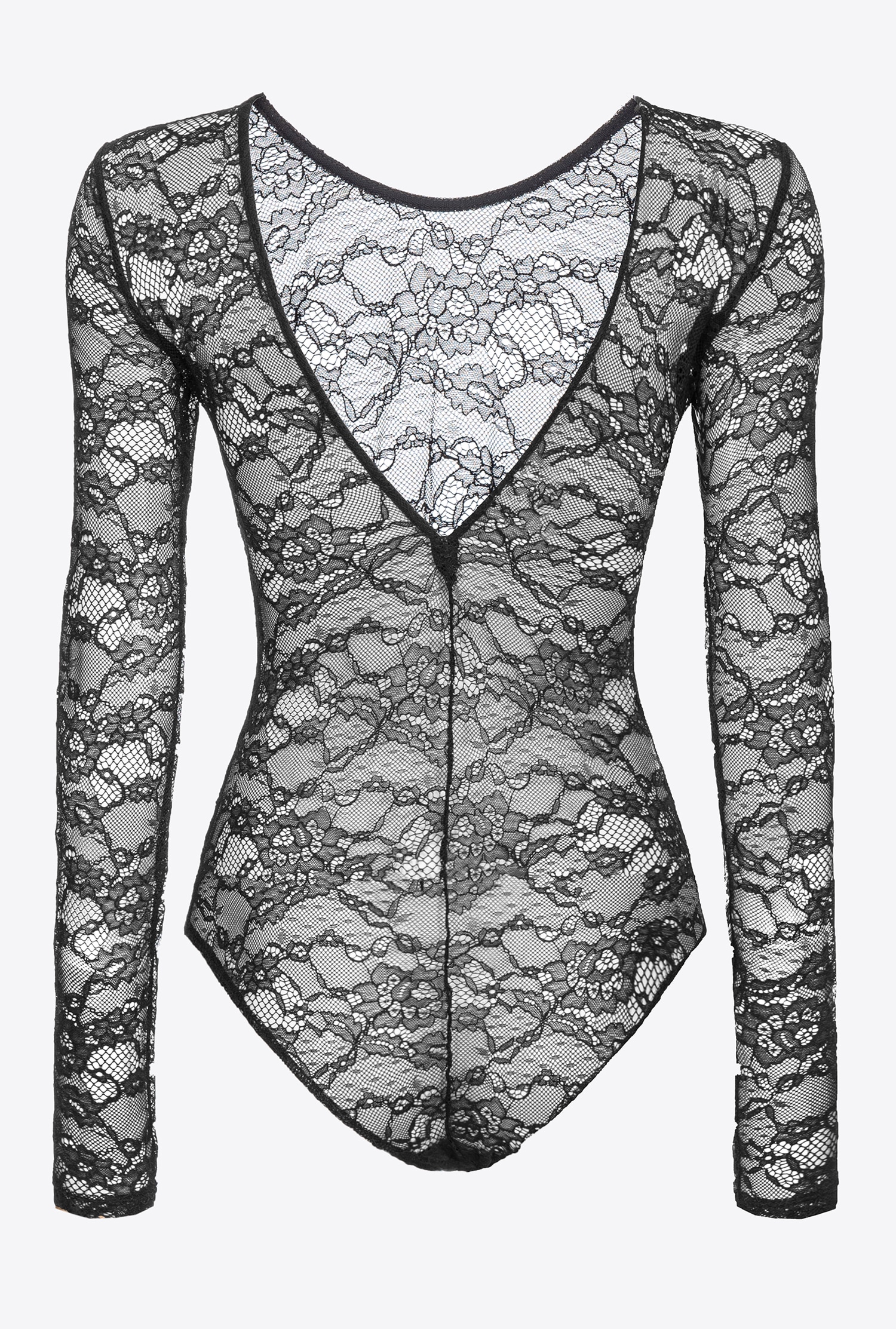 Long-sleeved lace bodysuit PINKO → Shop Online