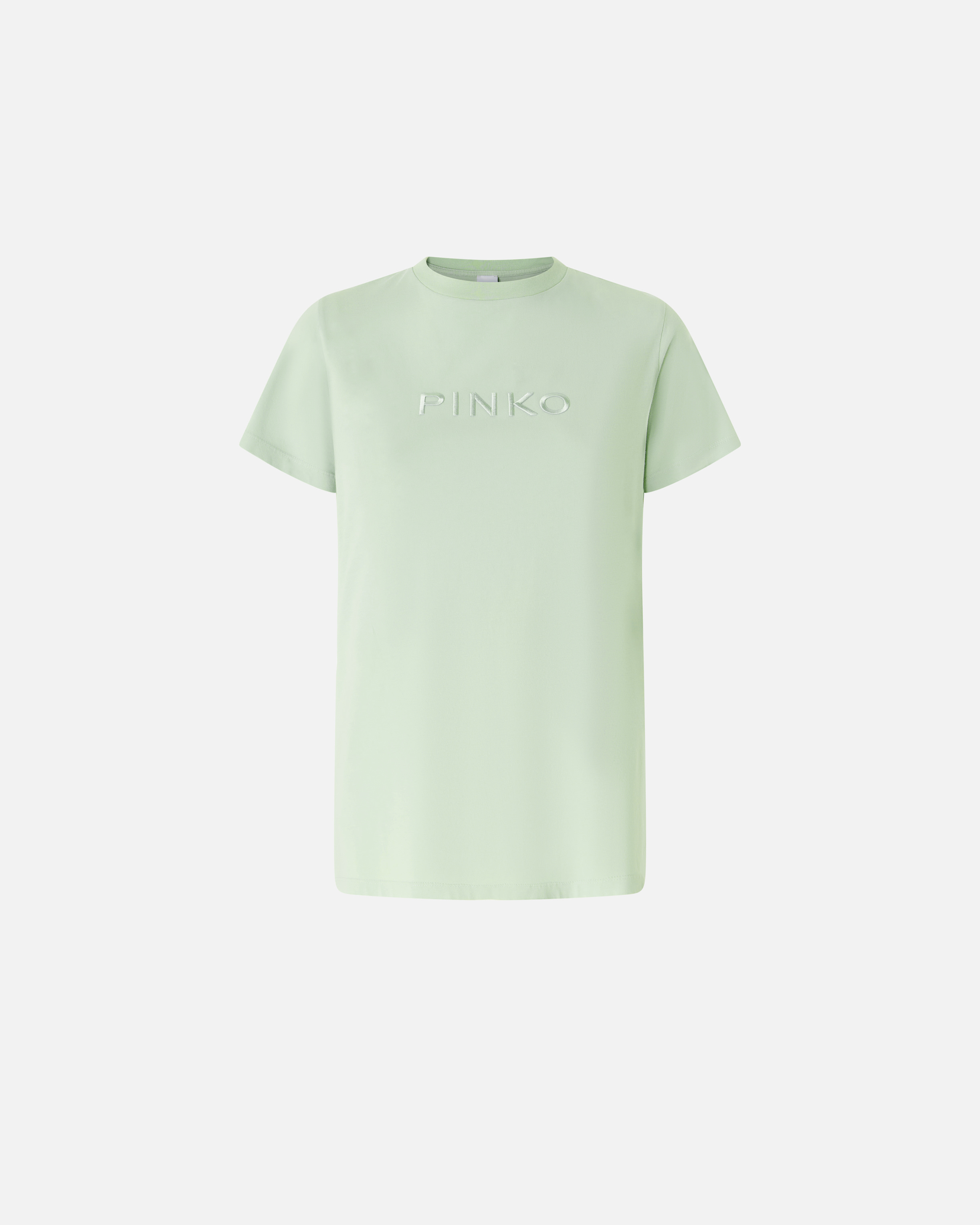 Pinko T-Shirt mit Stickeffekt-Logo