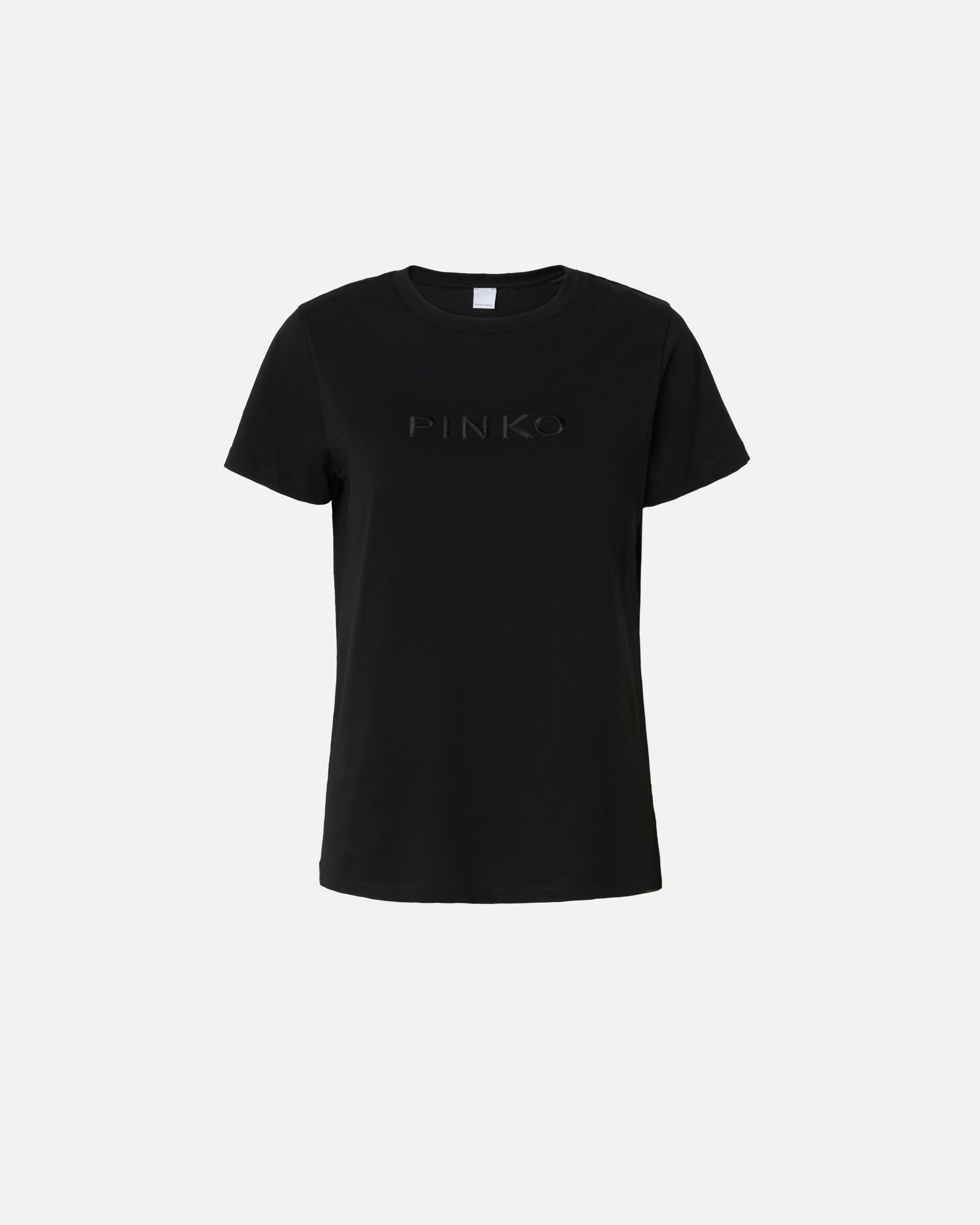 Pinko T-Shirt mit Stickeffekt-Logo